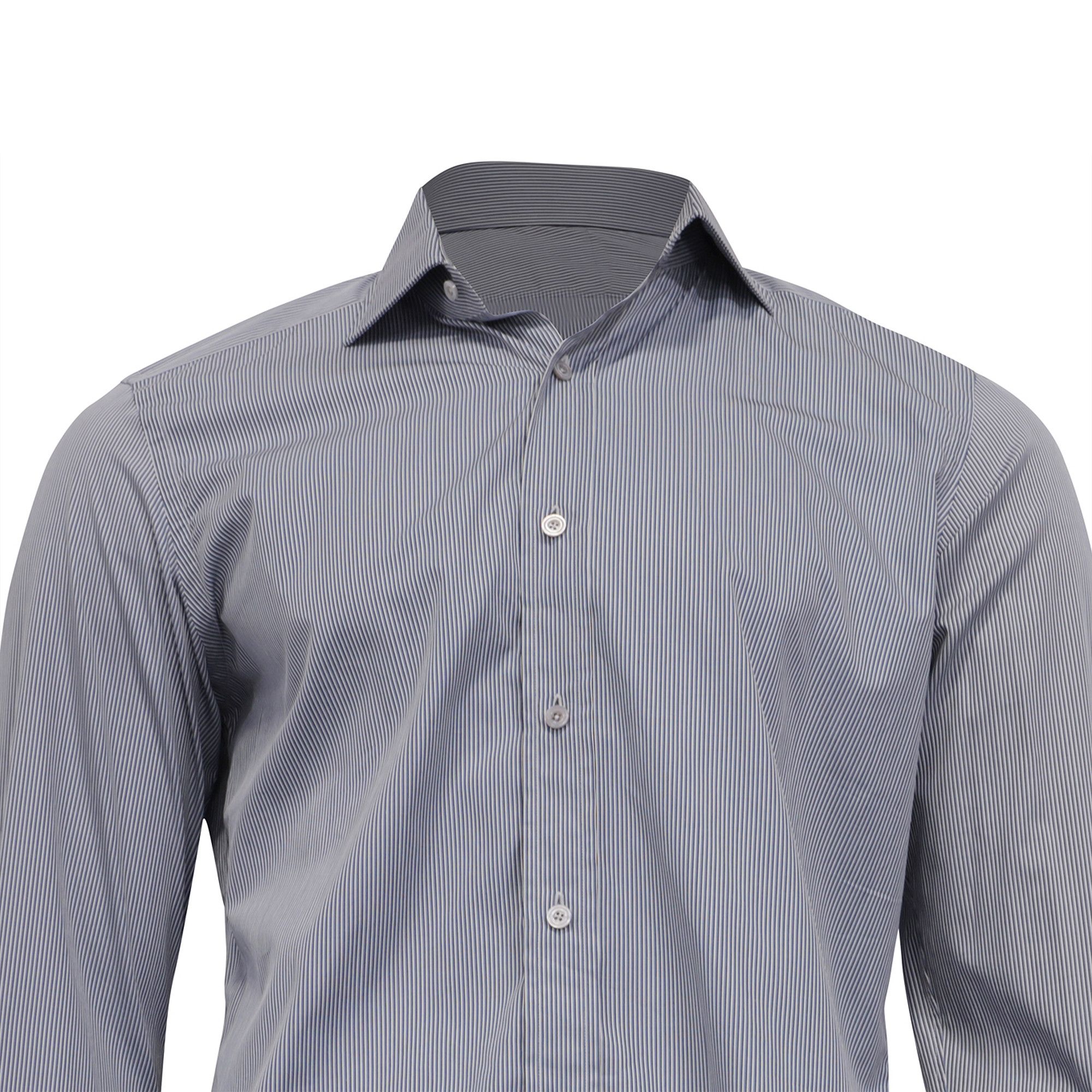 Tom Ford Tom Ford Stripe Button Down Shirt in Light Blue Cotton Size US XXS / EU 40 - 2 Thumbnail
