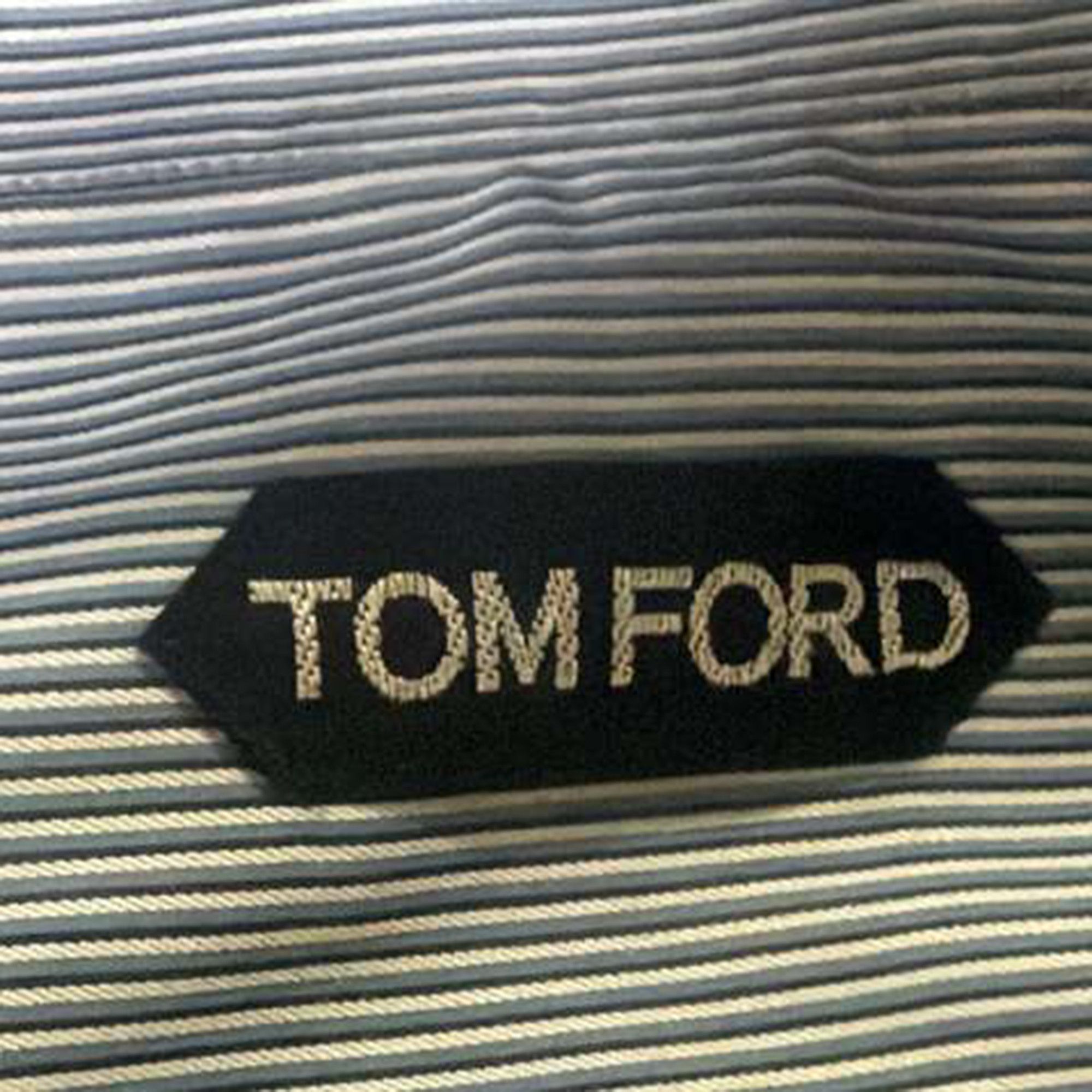 Tom Ford Tom Ford Stripe Button Down Shirt in Light Blue Cotton Size US XXS / EU 40 - 5 Thumbnail