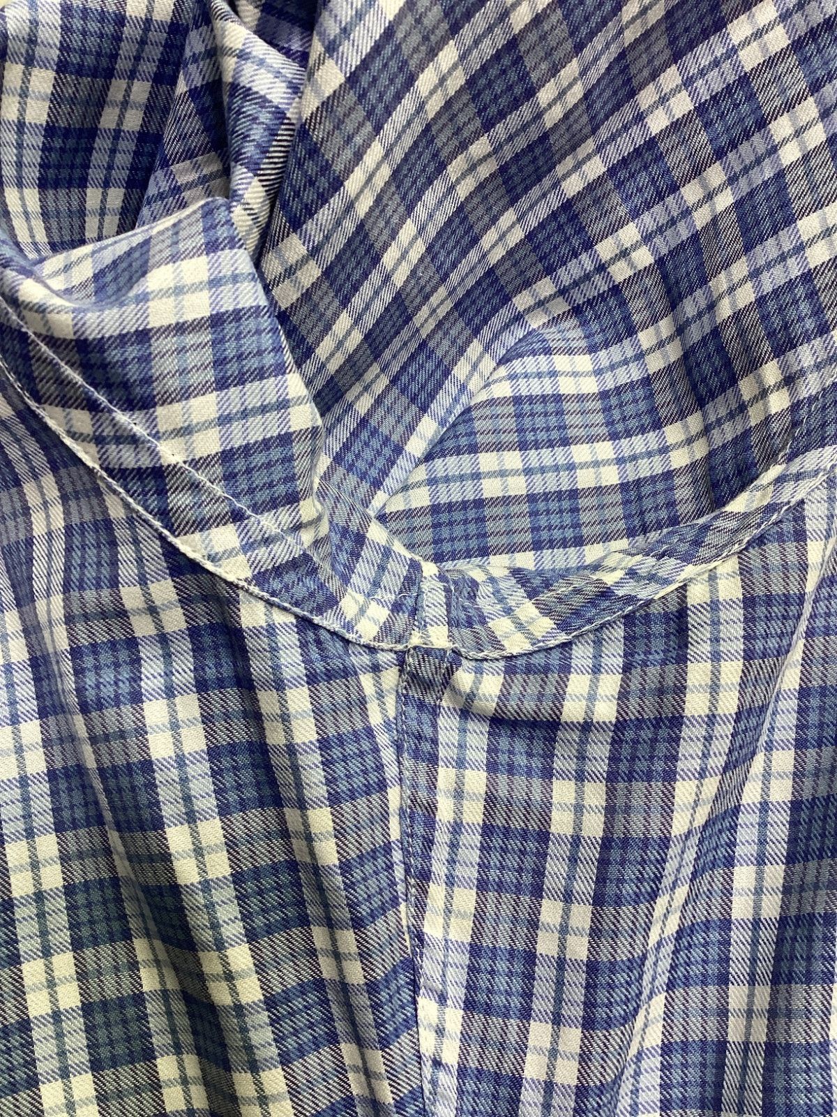 Tom Ford Tom Ford Plaid Button Down Shirt in Light Blue Cotton Size US S / EU 44-46 / 1 - 9 Thumbnail