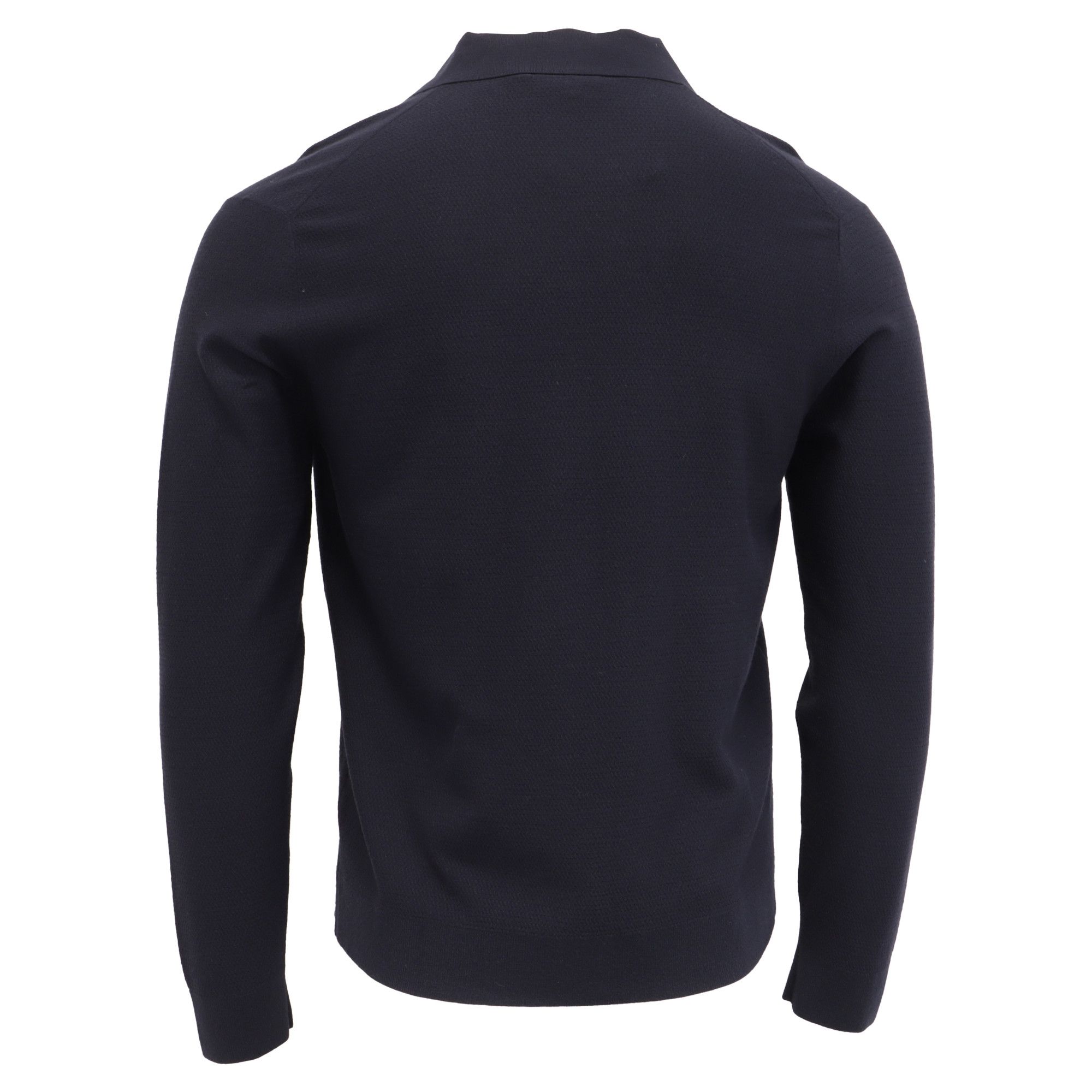 Theory Theory Knitted Collared Sweater in Navy Blue Viscose Size US M / EU 48-50 / 2 - 4 Thumbnail