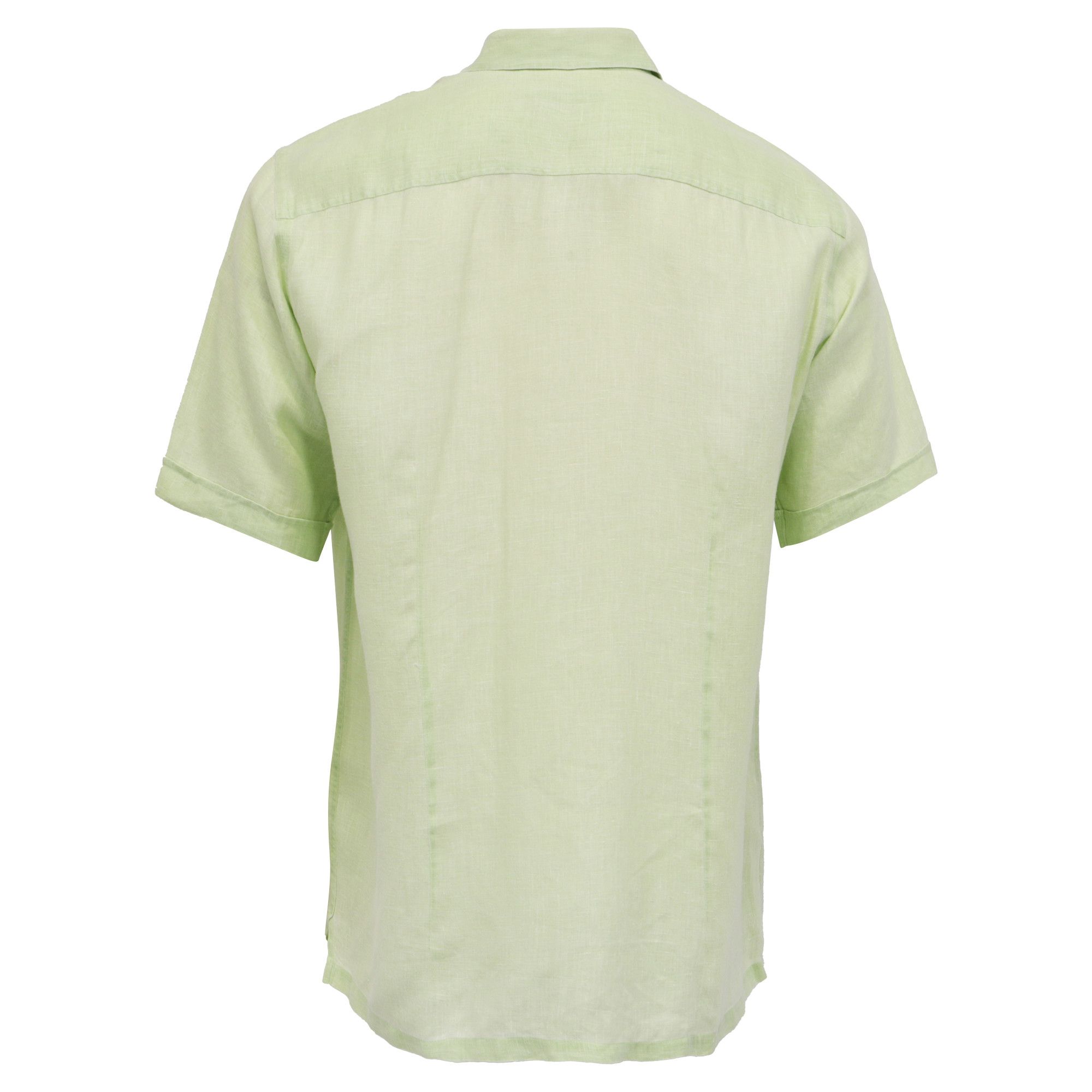 Ermenegildo Zegna Zegna Camp-Collar Oasi Shirt in Green Linen Size US L / EU 52-54 / 3 - 5 Thumbnail