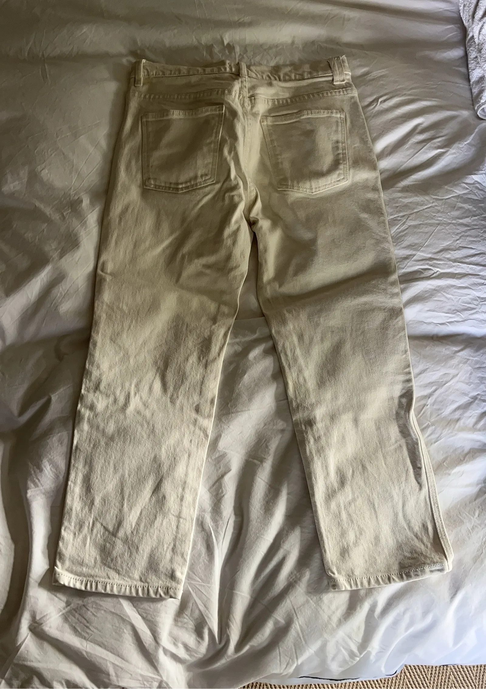Dagmar Dagmar Cropped! Offwhite Jeans Size 28" / US 6 / IT 42 - 4 Thumbnail