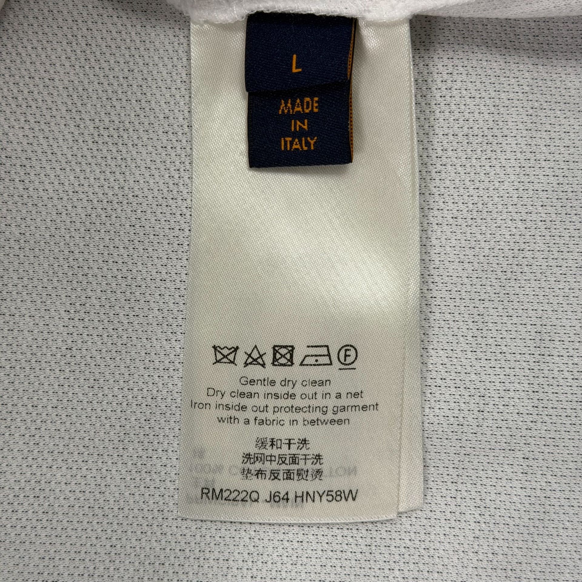 Louis Vuitton Louis Vuitton Embroidered Logo Polo White Size L Size US L / EU 52-54 / 3 - 8 Thumbnail