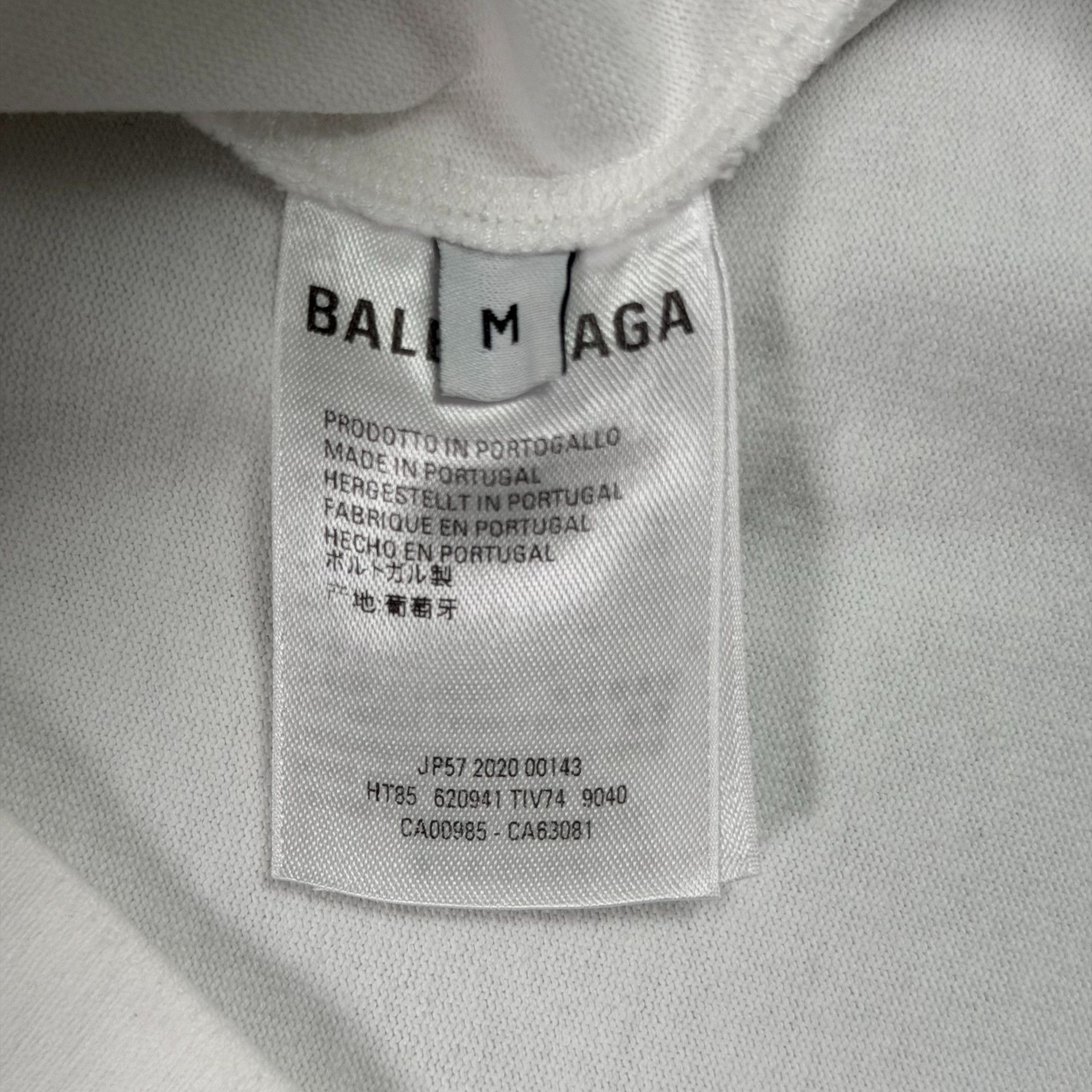 Balenciaga Balenciaga Crew Logo T-Shirt Size M Size US M / EU 48-50 / 2 - 8 Thumbnail