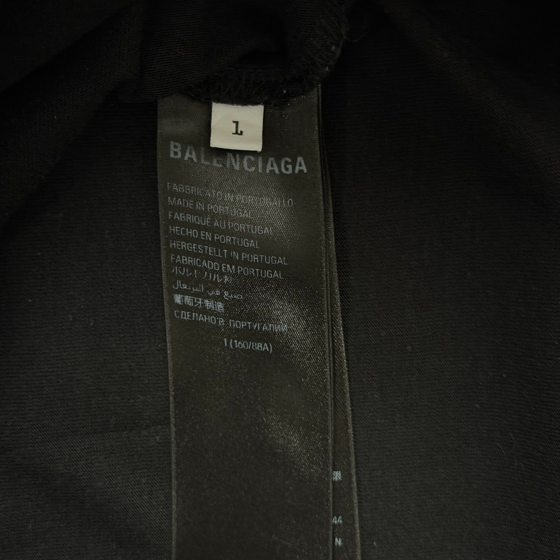 Balenciaga Balenciaga Phantom Logo T-Shirt Size S Size US S / EU 44-46 / 1 - 7 Thumbnail