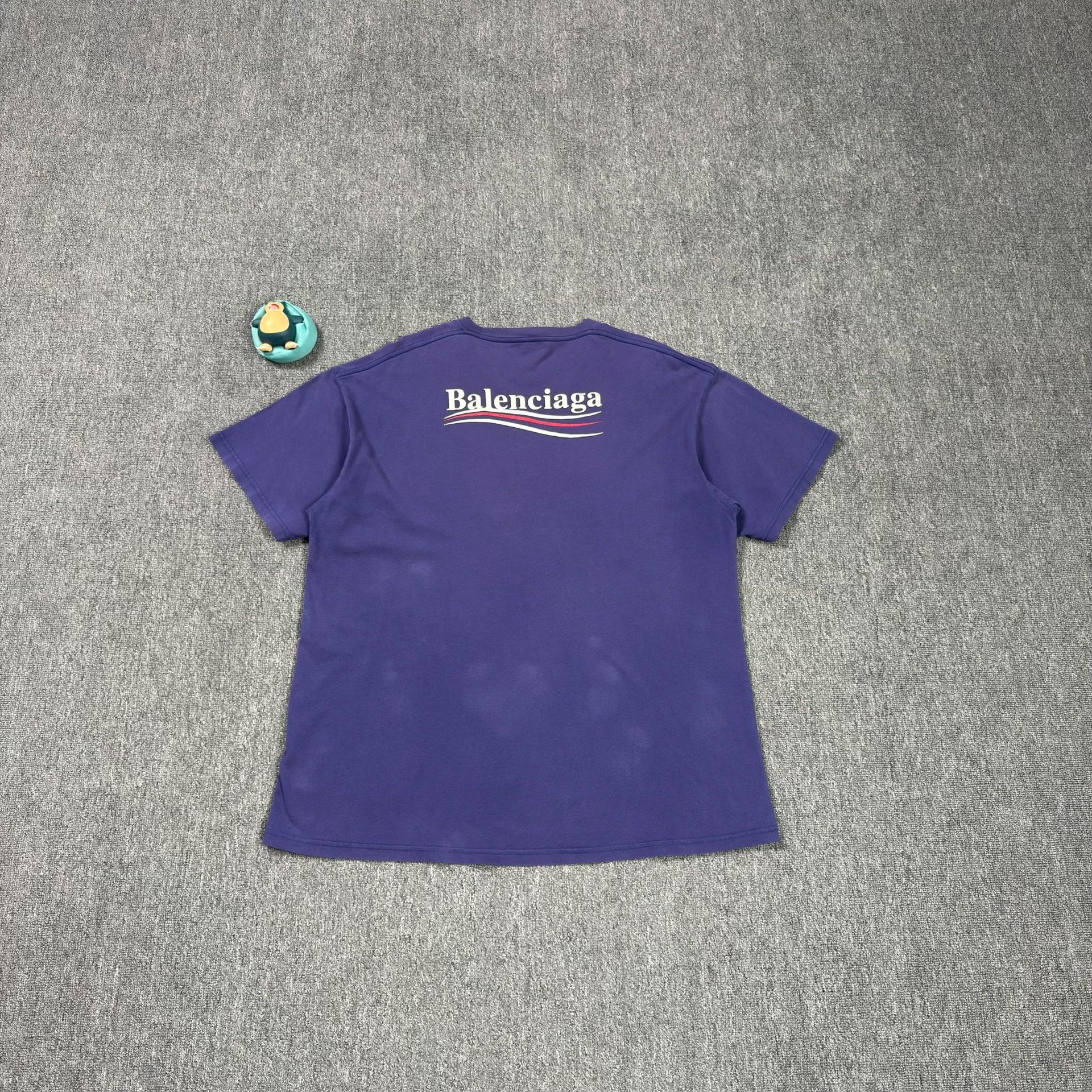 Balenciaga Balenciaga Wave Logo T-Shirt Size L Size US L / EU 52-54 / 3 - 3 Thumbnail