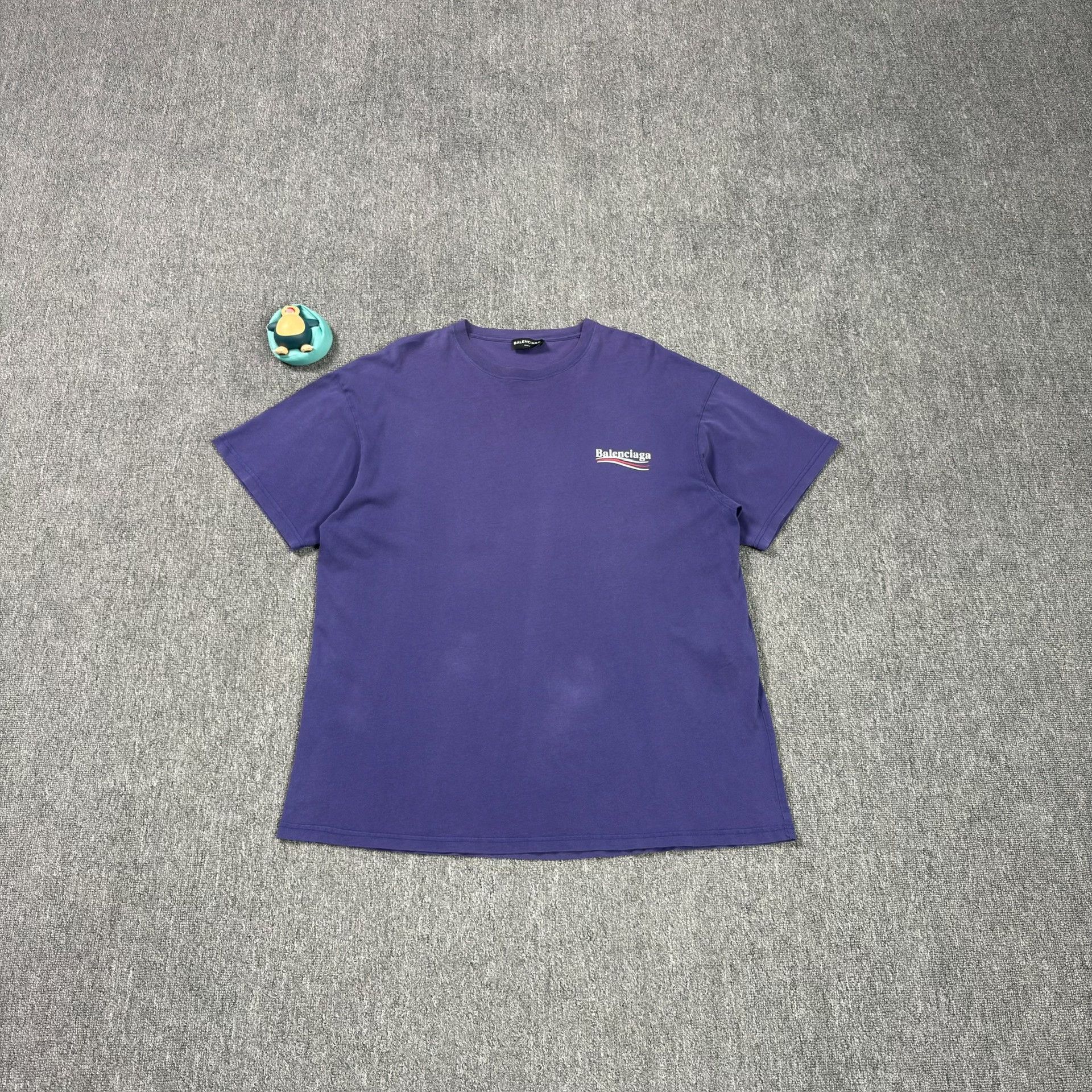 Balenciaga Balenciaga Wave Logo T-Shirt Size L Size US L / EU 52-54 / 3 - 2 Thumbnail