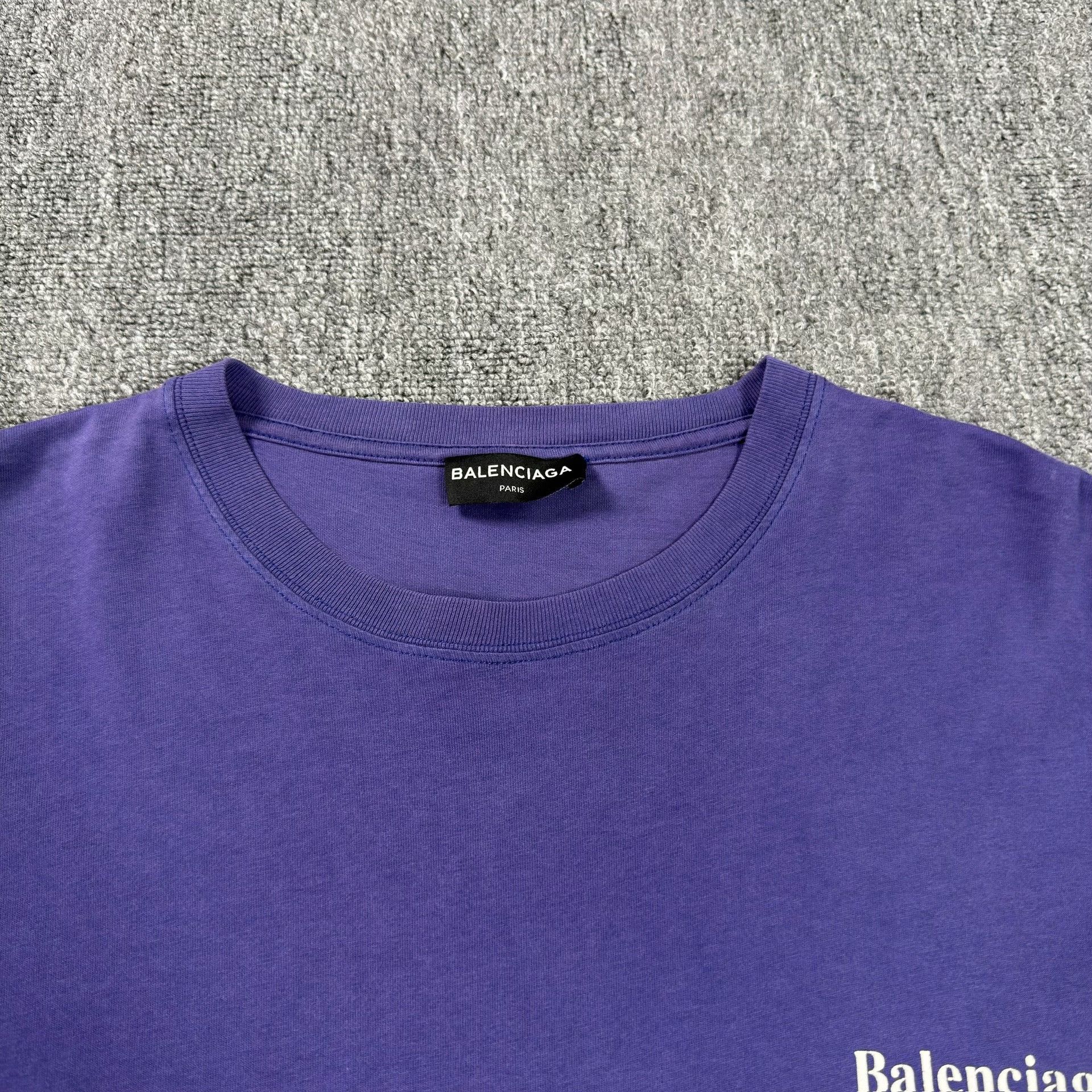 Balenciaga Balenciaga Wave Logo T-Shirt Size L Size US L / EU 52-54 / 3 - 4 Thumbnail