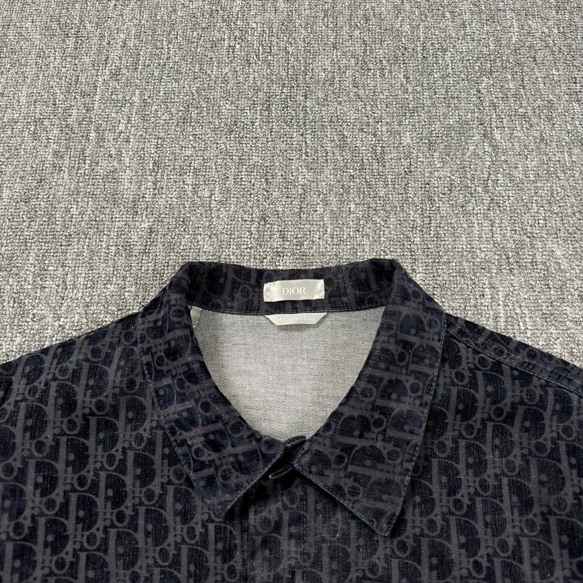 Dior Dior Oblique Flocked Overshirt Size 50 Size US M / EU 48-50 / 2 - 3 Thumbnail