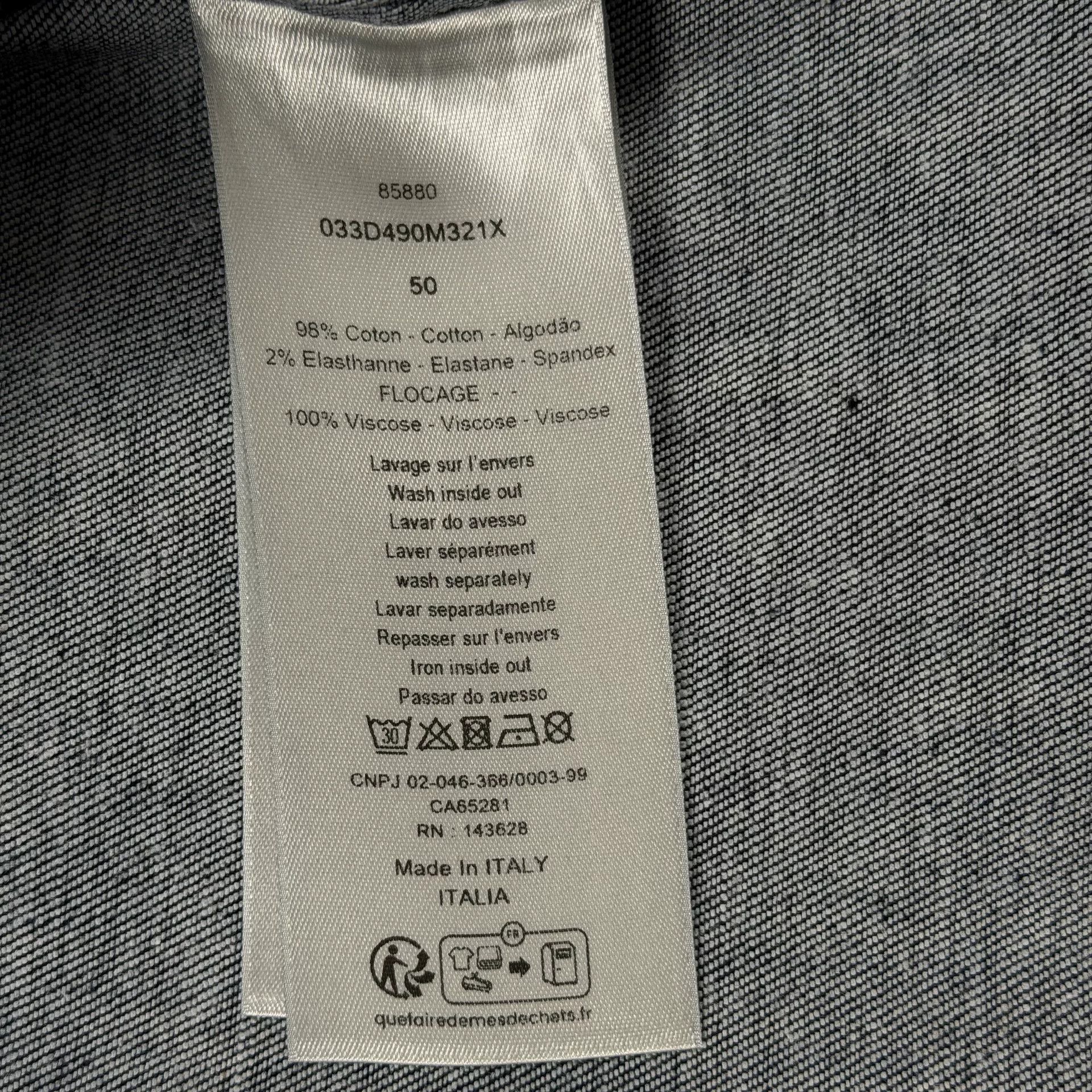 Dior Dior Oblique Flocked Overshirt Size 50 Size US M / EU 48-50 / 2 - 7 Thumbnail