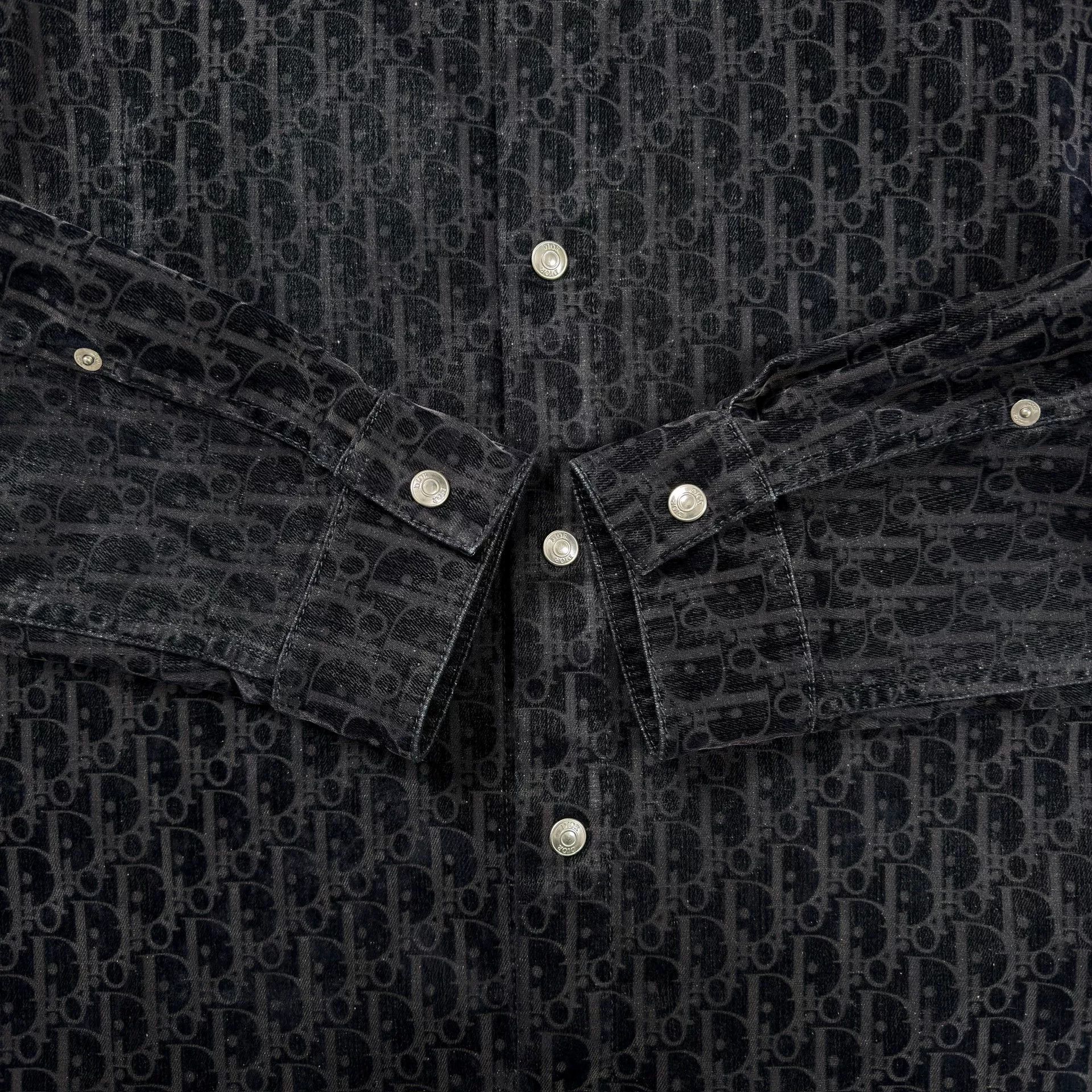 Dior Dior Oblique Flocked Overshirt Size 50 Size US M / EU 48-50 / 2 - 4 Thumbnail