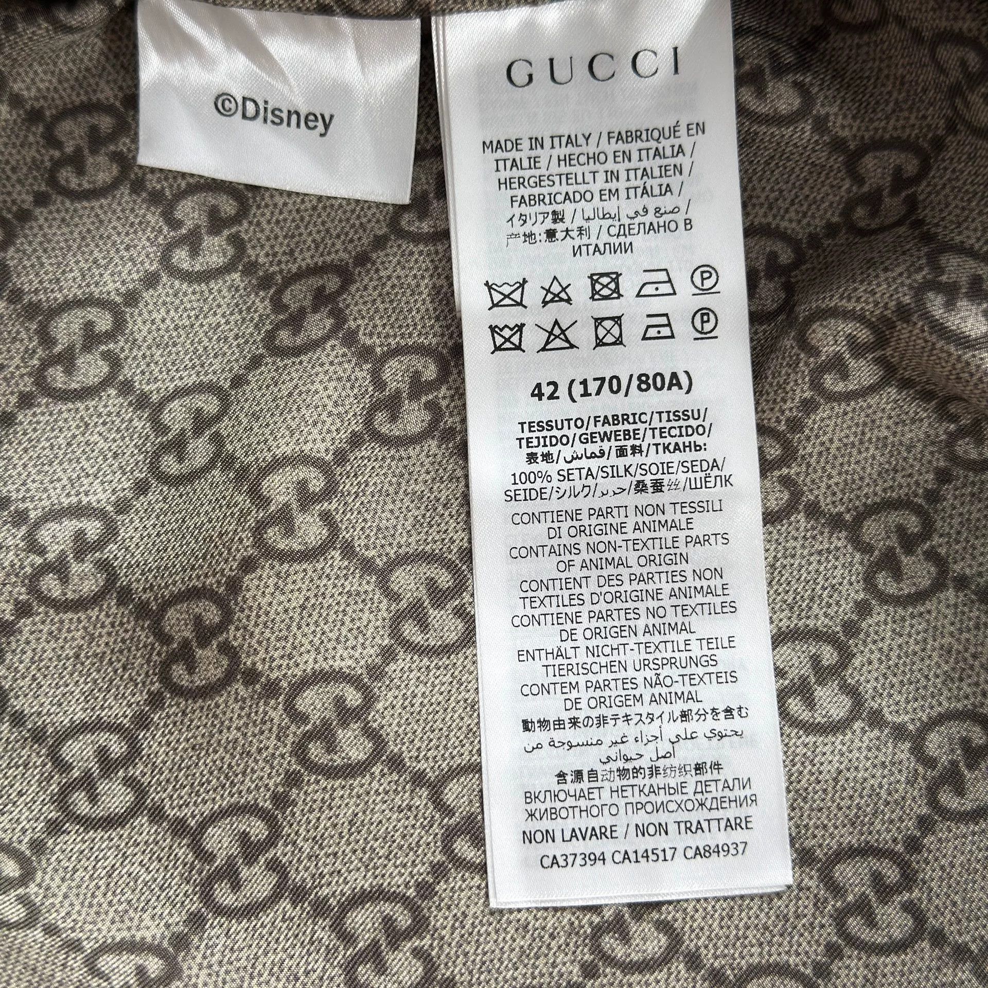 Gucci Gucci x Disney GG Monogram Shirt Size XS Size US XS / EU 42 / 0 - 8 Thumbnail