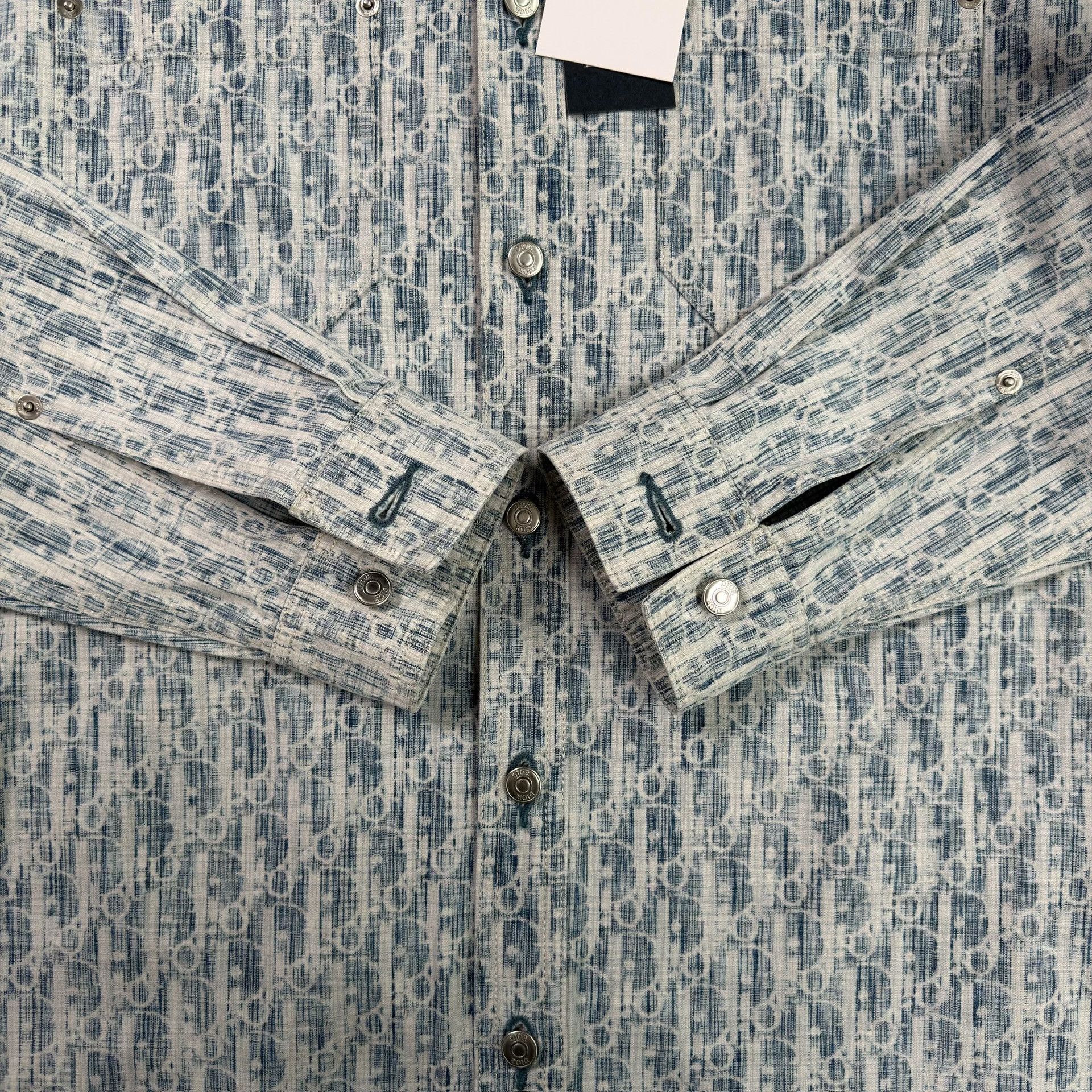 Dior Dior Oblique Print Button Up Shirt Size S Size US S / EU 44-46 / 1 - 5 Thumbnail