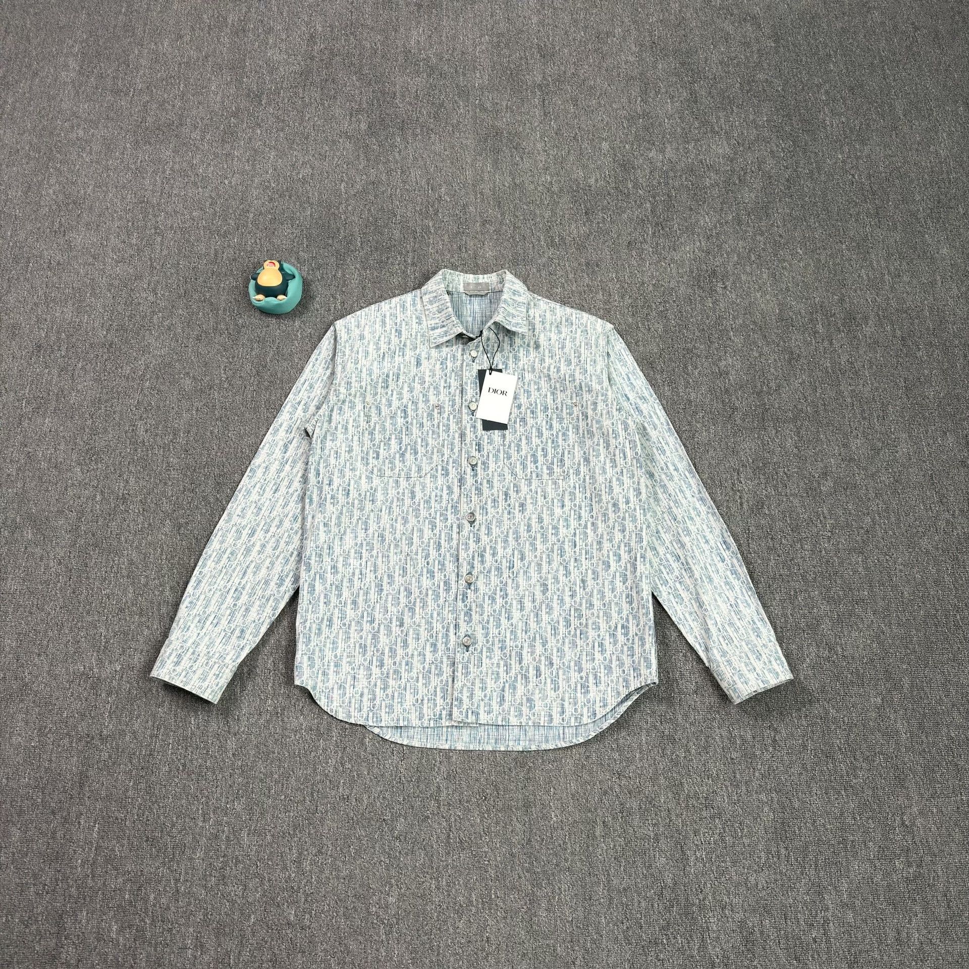 Dior Dior Oblique Print Button Up Shirt Size S Size US S / EU 44-46 / 1 - 2 Thumbnail