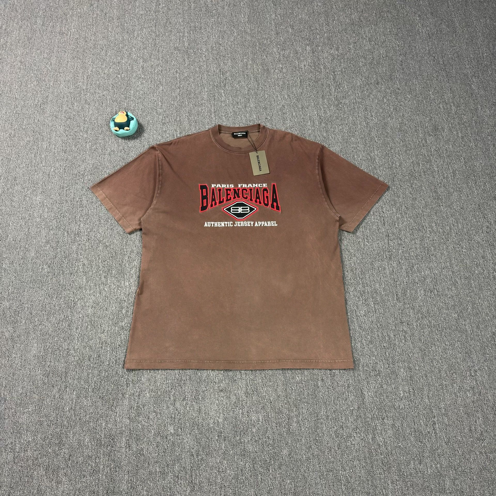 Balenciaga Balenciaga Logo Embroidered T-Shirt Size L Size US L / EU 52-54 / 3 - 2 Thumbnail