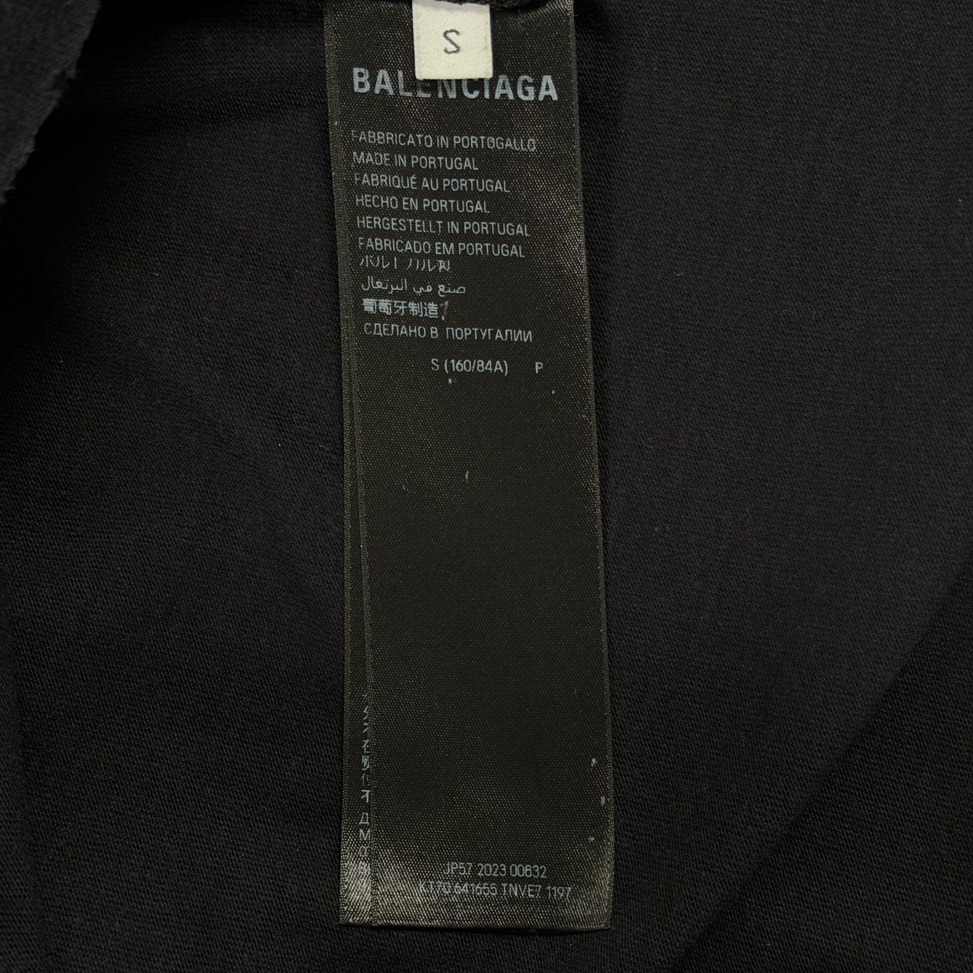 Balenciaga Balenciaga Wave Logo T-Shirt Size S Size US S / EU 44-46 / 1 - 8 Thumbnail
