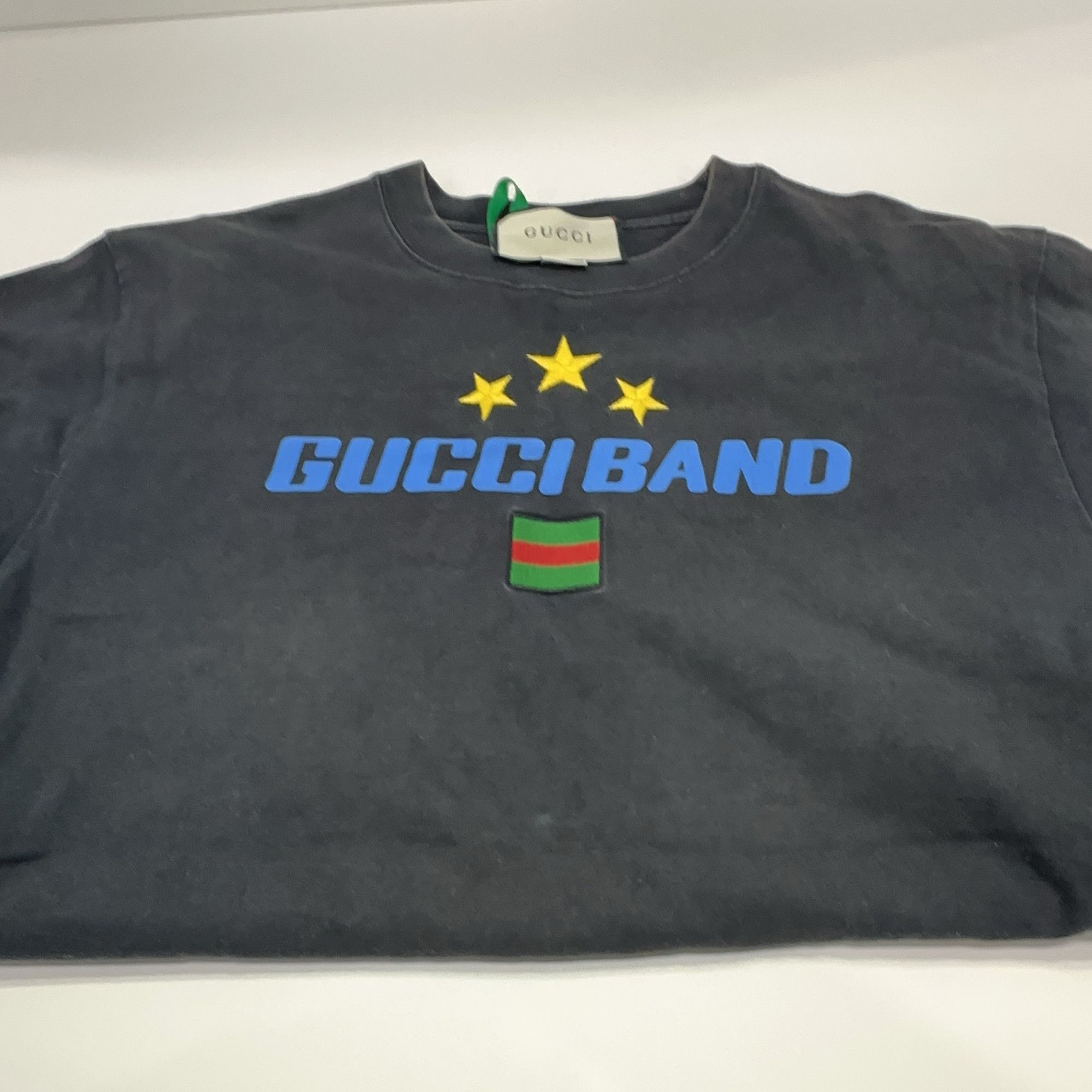 Gucci Gucci Band Logo T-Shirt Size S Size US S / EU 44-46 / 1 - 6 Thumbnail