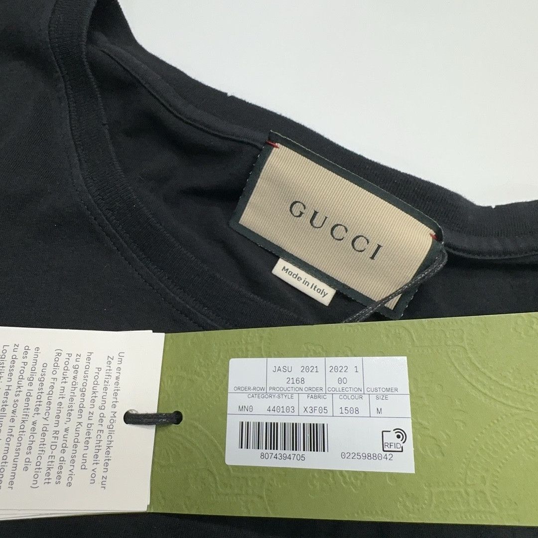 Gucci Gucci Logo T-Shirt Size M Size US M / EU 48-50 / 2 - 6 Thumbnail