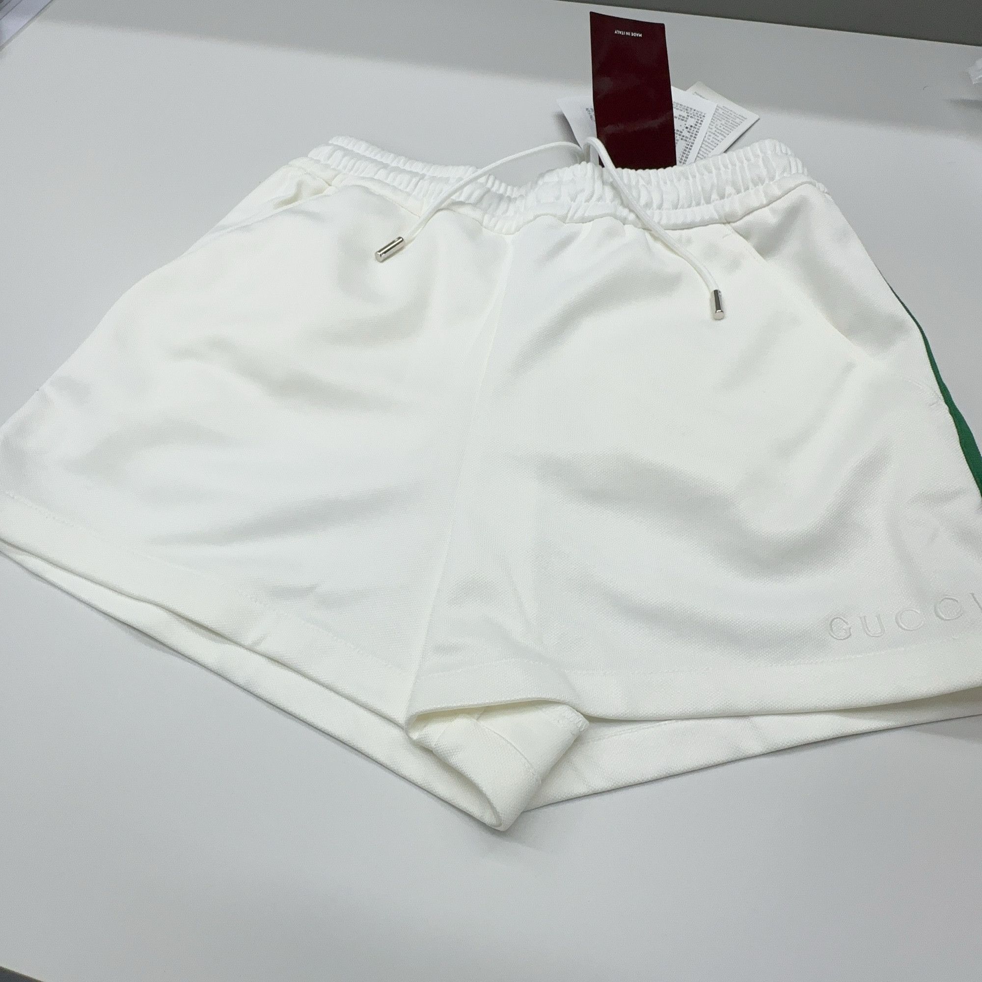 Gucci Gucci Web Stripe Shorts White Size XS Size US 28 / EU 44 - 7 Thumbnail