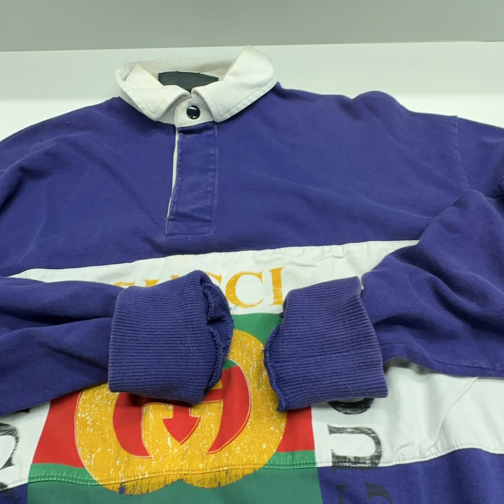 Gucci Gucci Logo Print Polo Shirt Size S Size US S / EU 44-46 / 1 - 11 Thumbnail