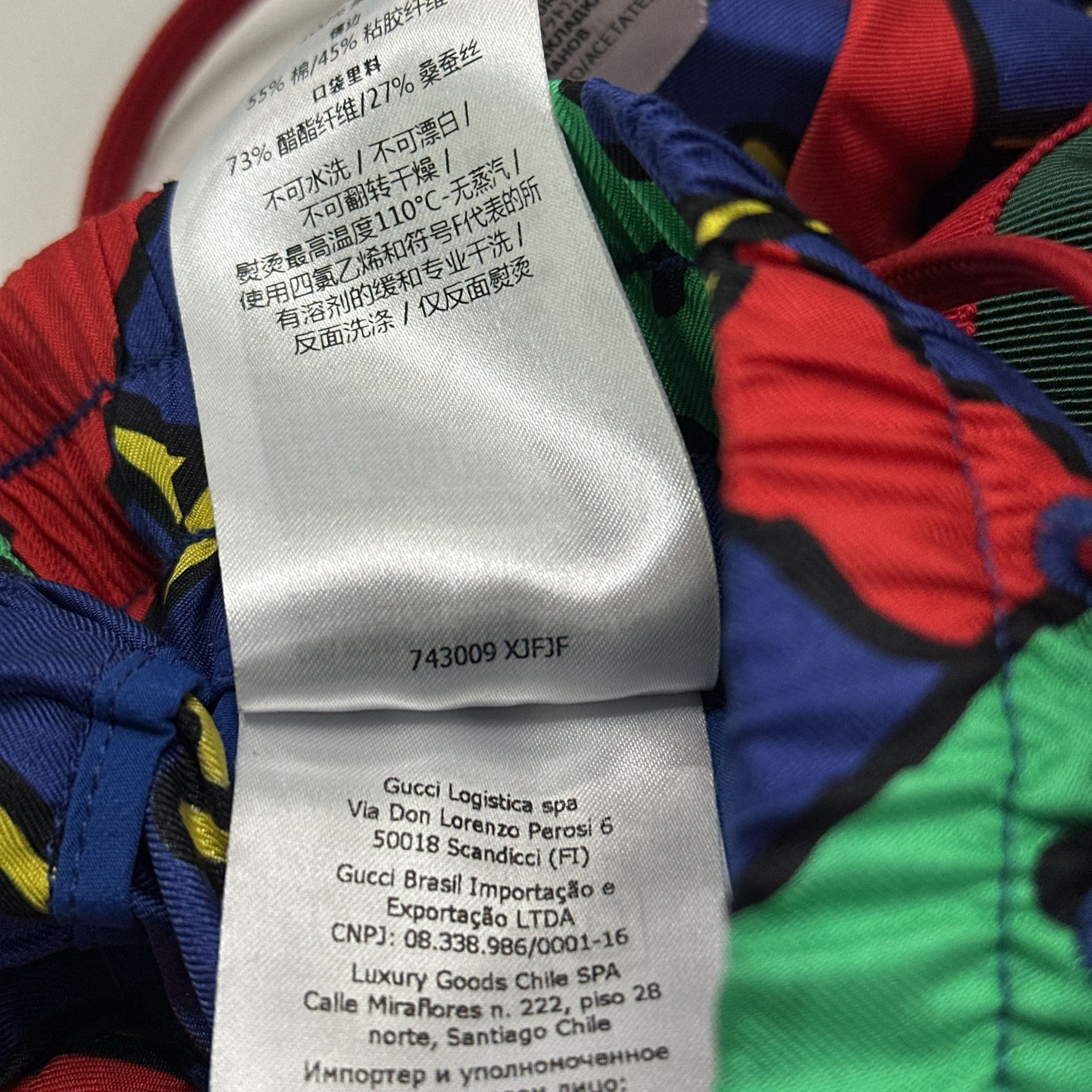 Gucci Gucci Printed Silk Drawstring Pants Size XXS Size 24" / US 00 / IT 34 - 4 Thumbnail