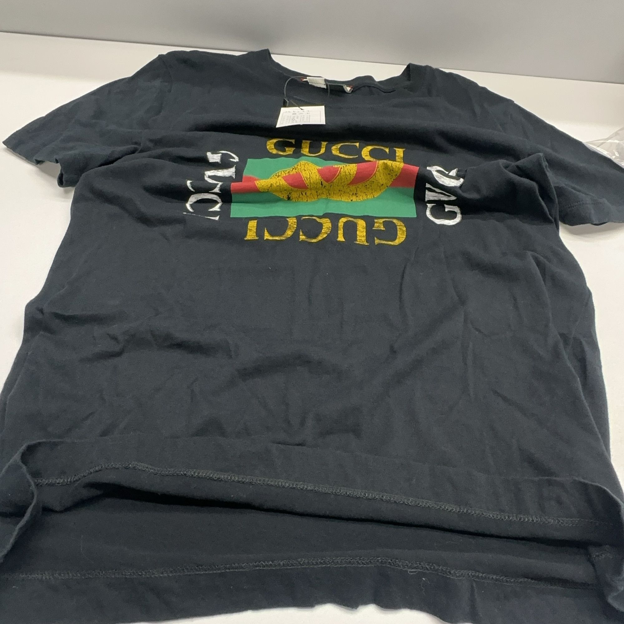 Gucci Gucci Vintage Logo T-Shirt Black Size XS Size US XS / EU 42 / 0 - 7 Thumbnail