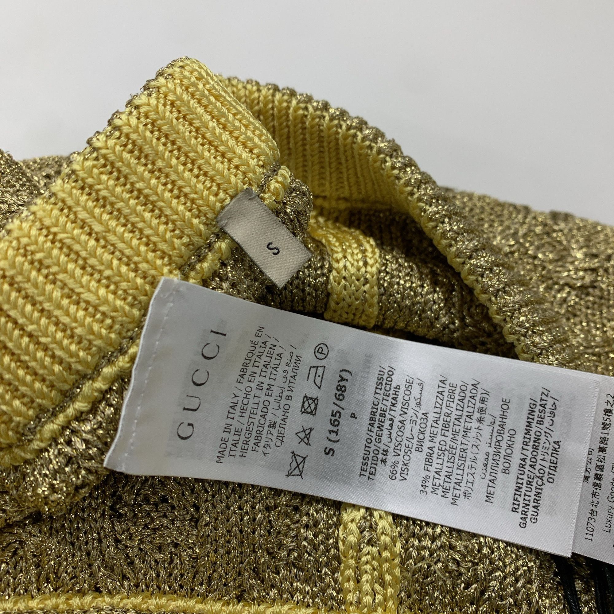 Gucci Gucci Metallic Knit Pants Size S Size 27" / US 4 / IT 40 - 3 Thumbnail