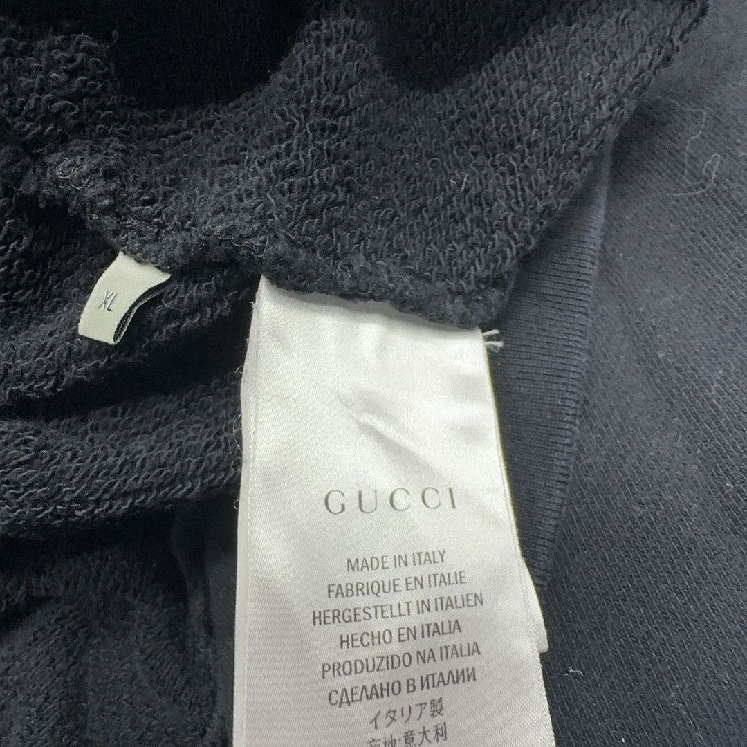 Gucci Gucci Logo Hoodie Black XL Size US XL / EU 56 / 4 - 4 Thumbnail