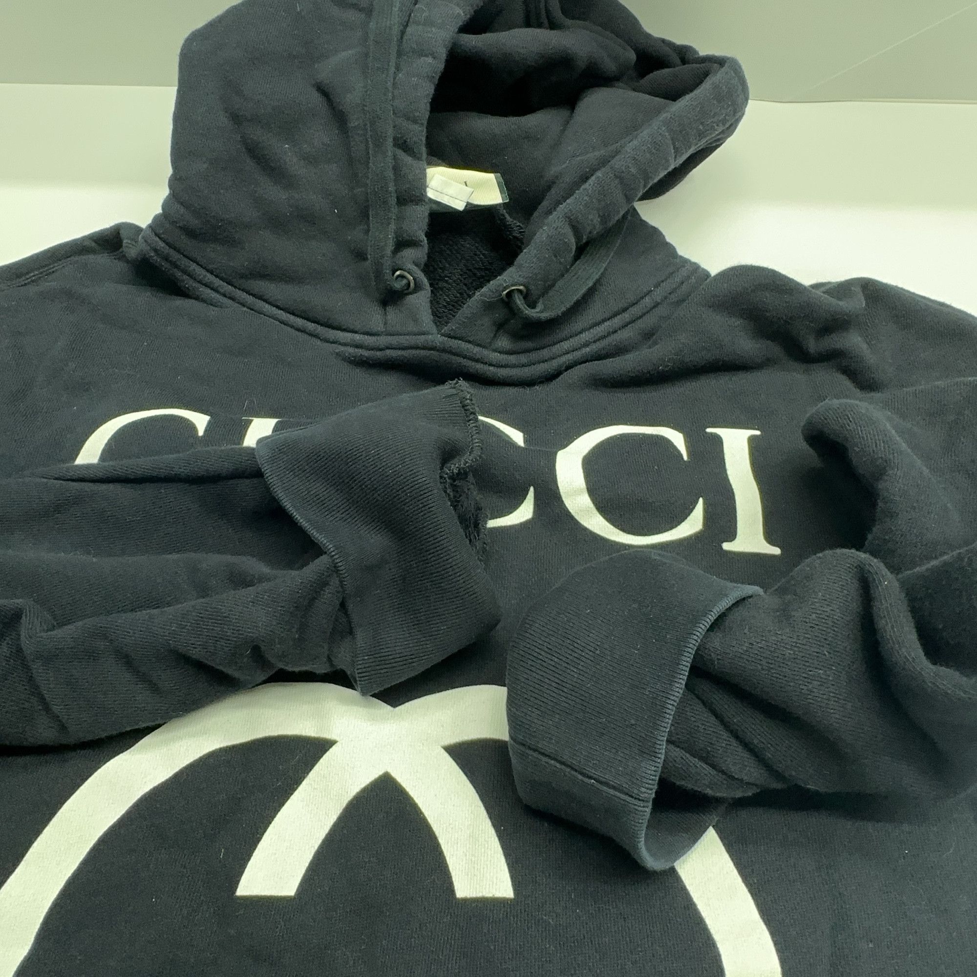 Gucci Gucci Logo Hoodie Black XL Size US XL / EU 56 / 4 - 11 Thumbnail