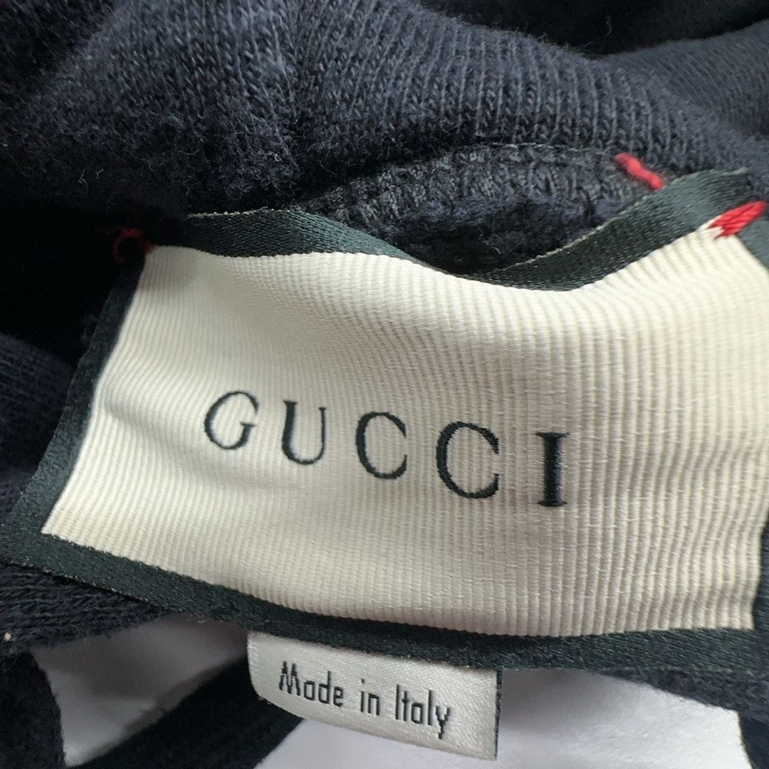 Gucci Gucci Logo Hoodie Black XL Size US XL / EU 56 / 4 - 3 Thumbnail