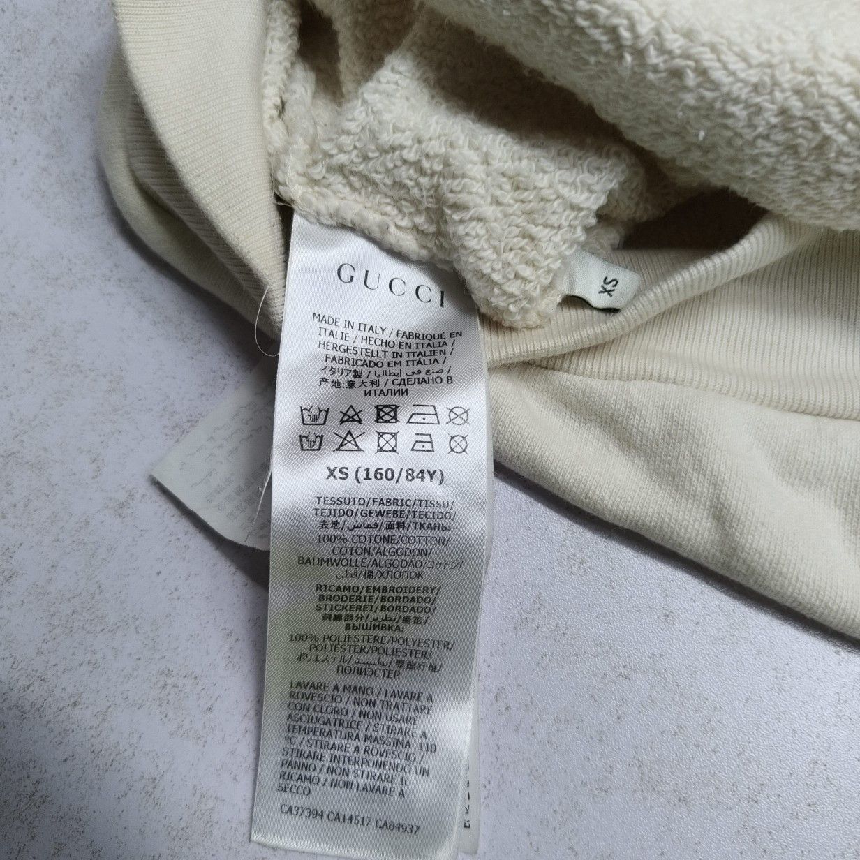 Gucci Gucci Sequin Logo Hoodie Size XS Size XS / US 0-2 / IT 36-38 - 5 Thumbnail