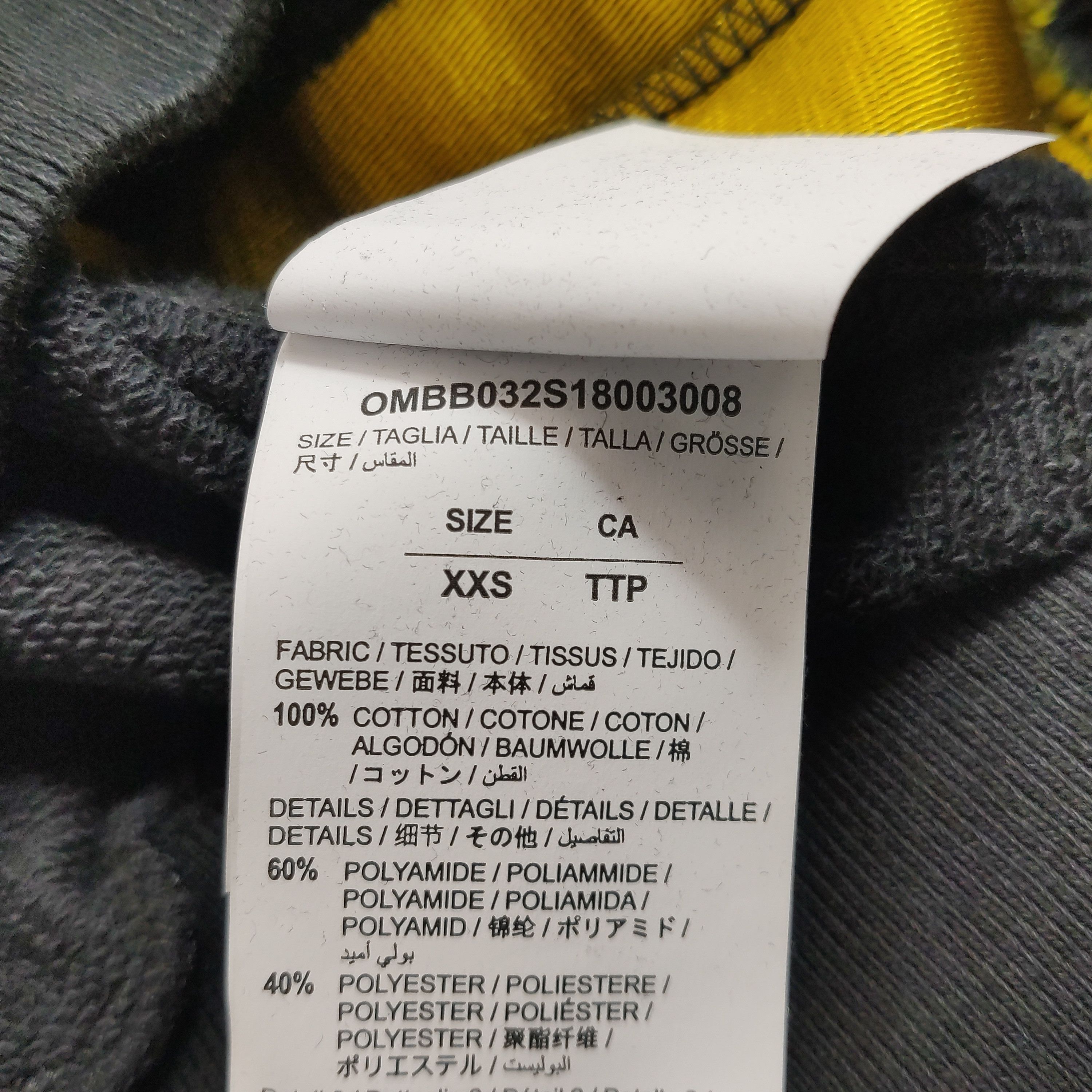 Off-White Off-White Men xxs Sweatshirts Hoodies Size US XXS / EU 40 - 8 Thumbnail