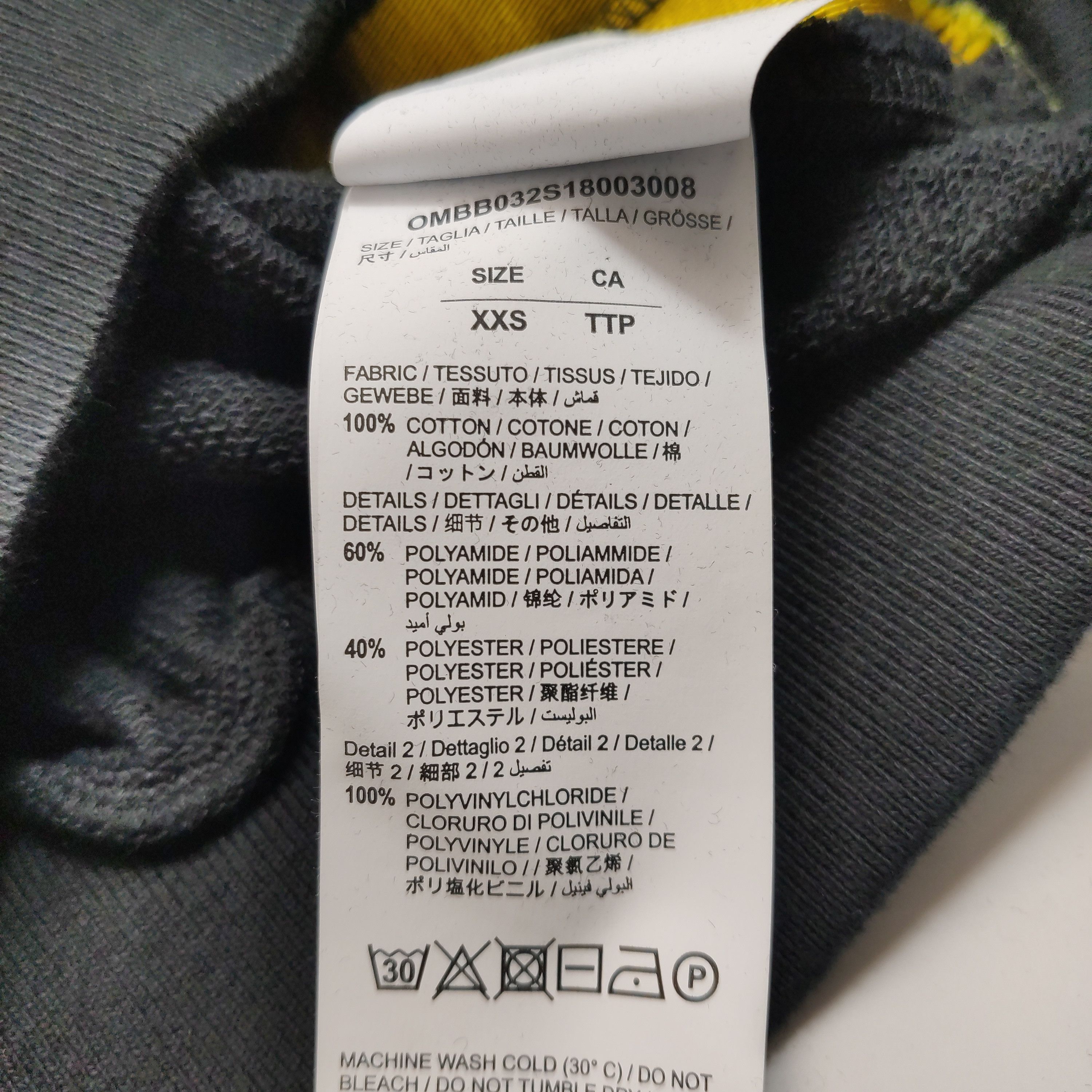 Off-White Off-White Men xxs Sweatshirts Hoodies Size US XXS / EU 40 - 9 Thumbnail