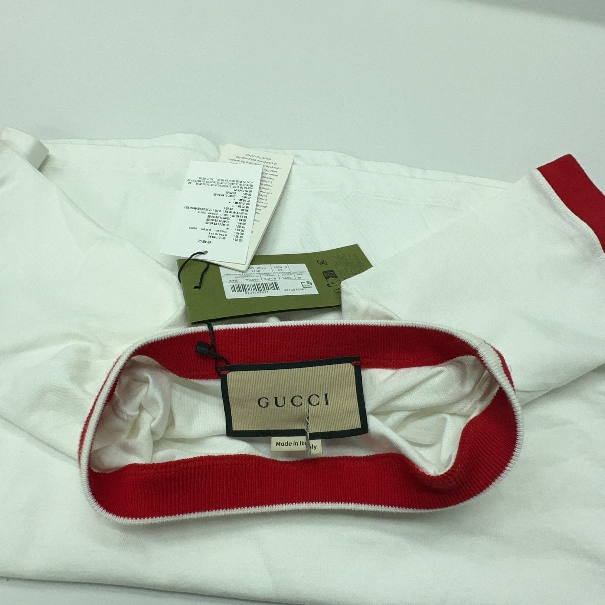 Gucci Gucci 1921 Logo Embroidered T-Shirt Size M Size M / US 6-8 / IT 42-44 - 7 Thumbnail