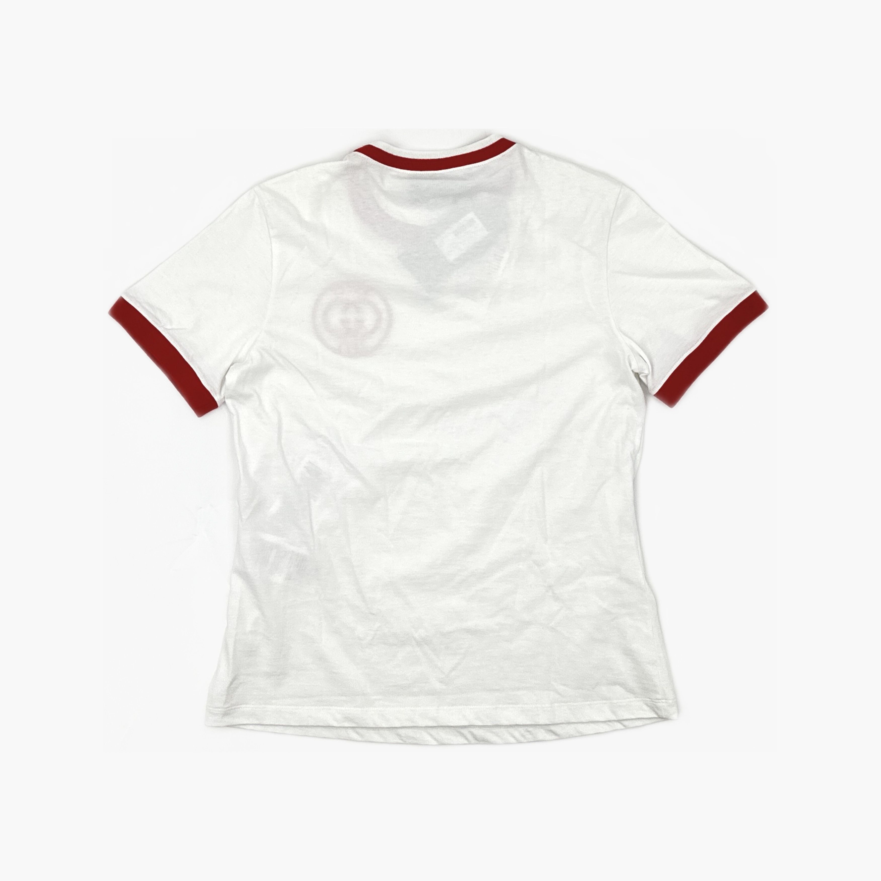 Gucci Gucci 1921 Logo Embroidered T-Shirt Size M Size M / US 6-8 / IT 42-44 - 2 Thumbnail