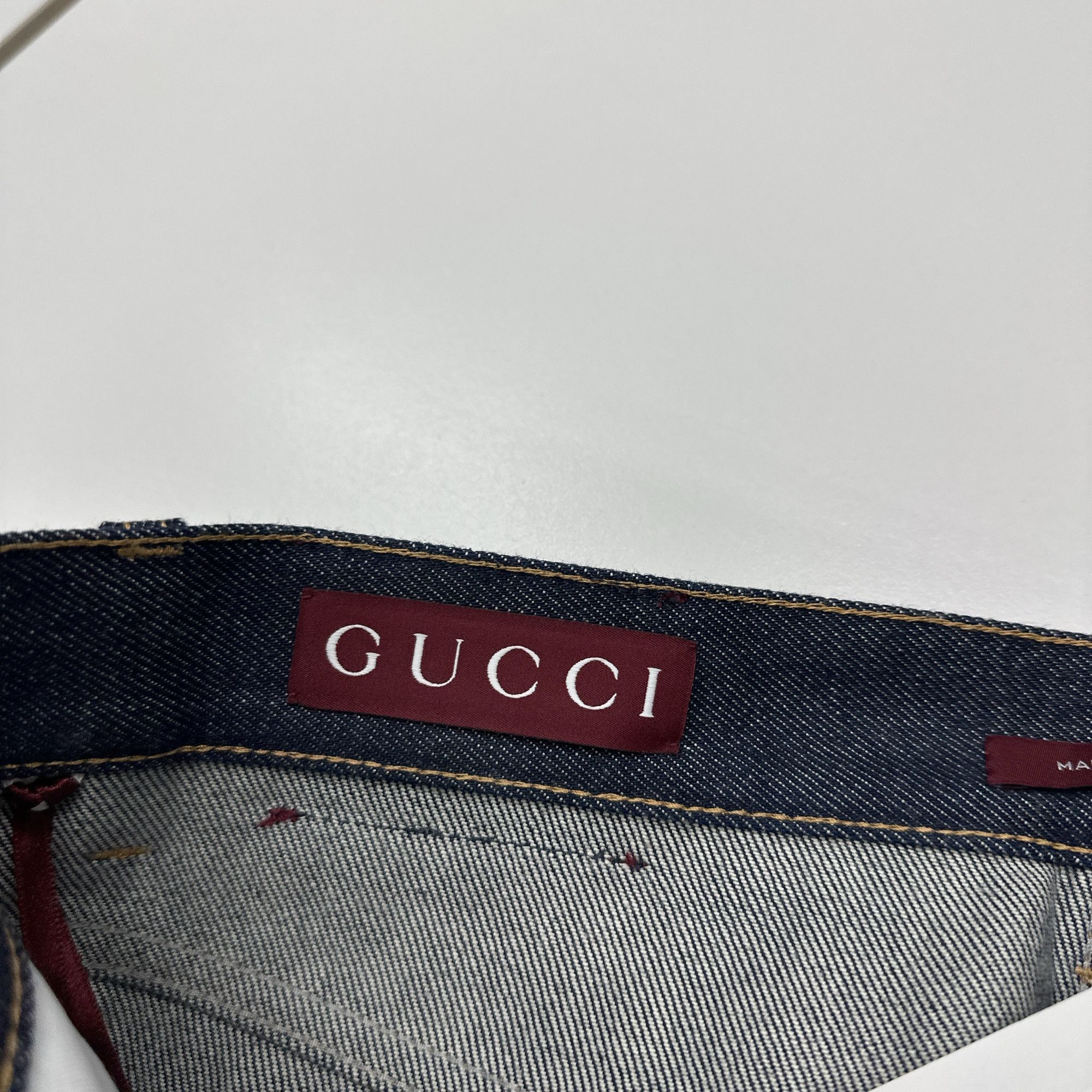 Gucci Gucci Raw Denim Jeans Size 24 Size 24" / US 00 / IT 34 - 4 Thumbnail