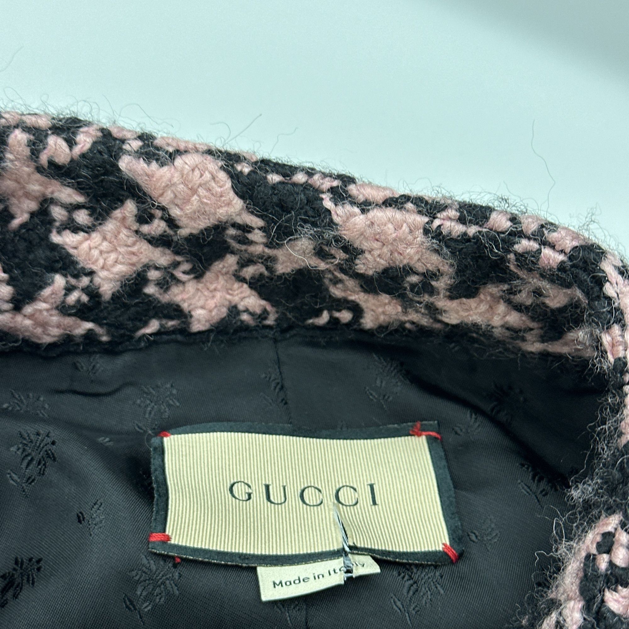 Gucci Gucci Houndstooth Wool Coat Size 40 Size S / US 4 / IT 40 - 6 Thumbnail