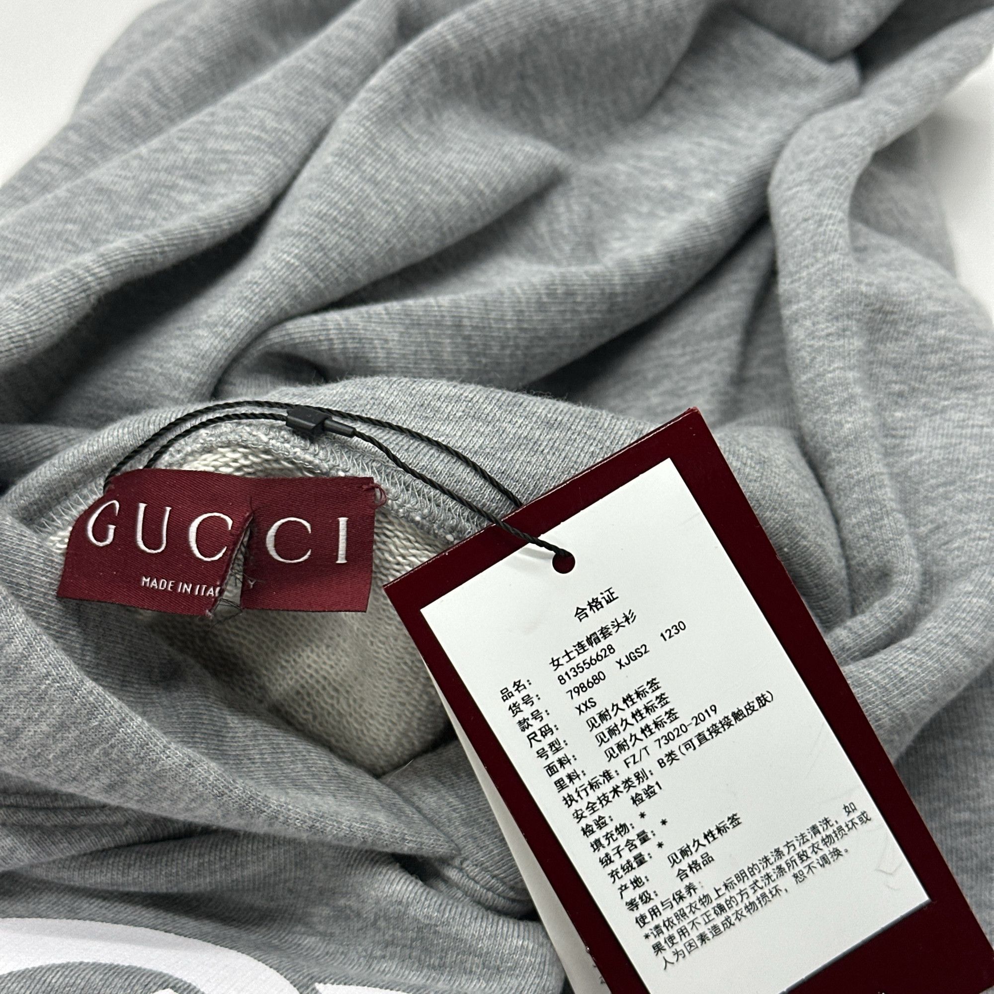 Gucci Gucci Logo Print Hoodie Size XXS Size XXS / US 00 / IT 34 - 6 Thumbnail