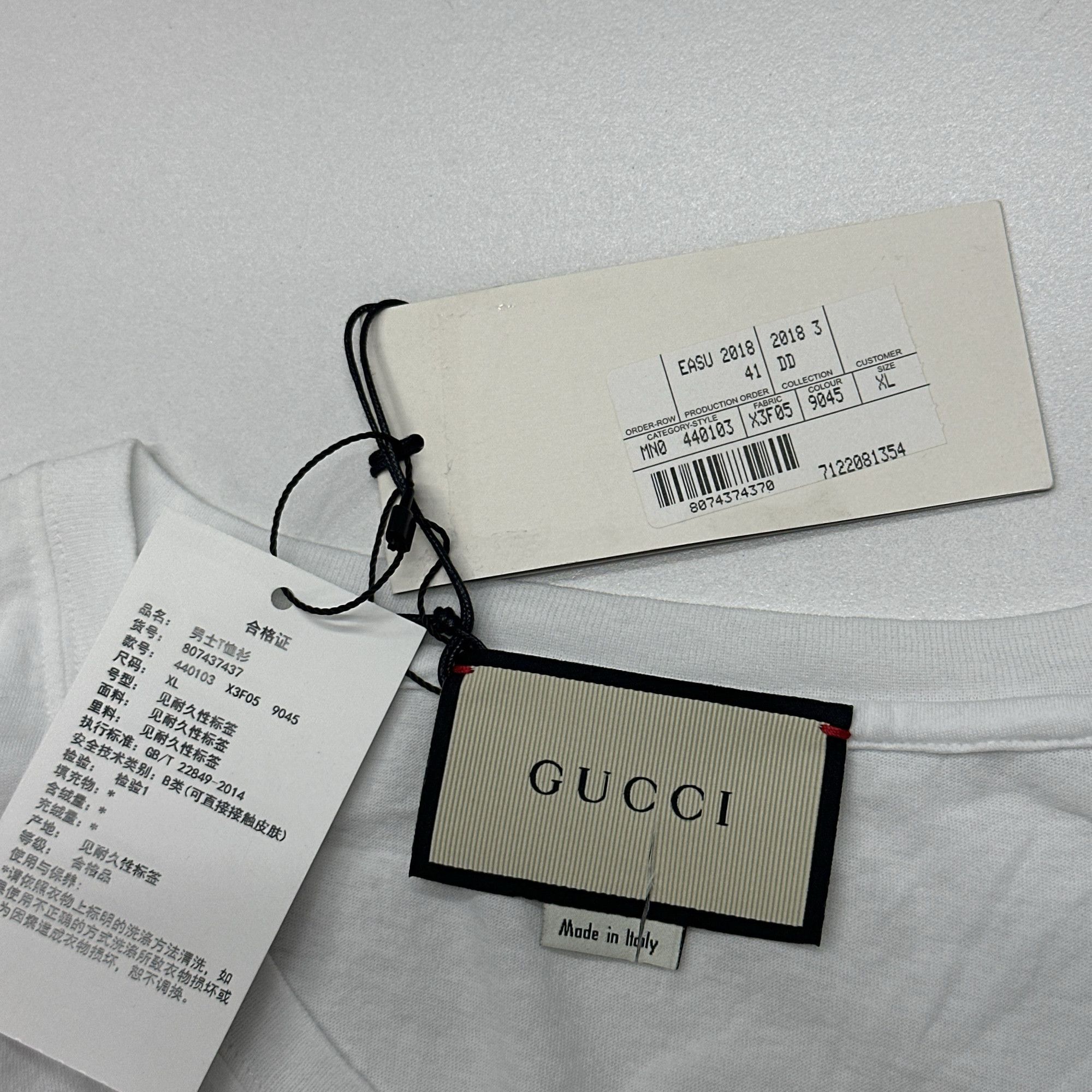 Gucci Gucci Logo Print Short Sleeve T-Shirt Size XL Size US XL / EU 56 / 4 - 6 Thumbnail