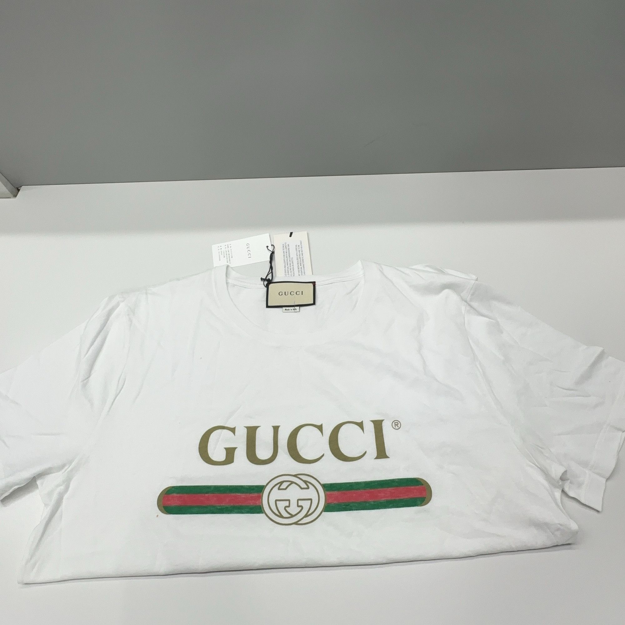 Gucci Gucci Logo Print Short Sleeve T-Shirt Size XL Size US XL / EU 56 / 4 - 7 Thumbnail
