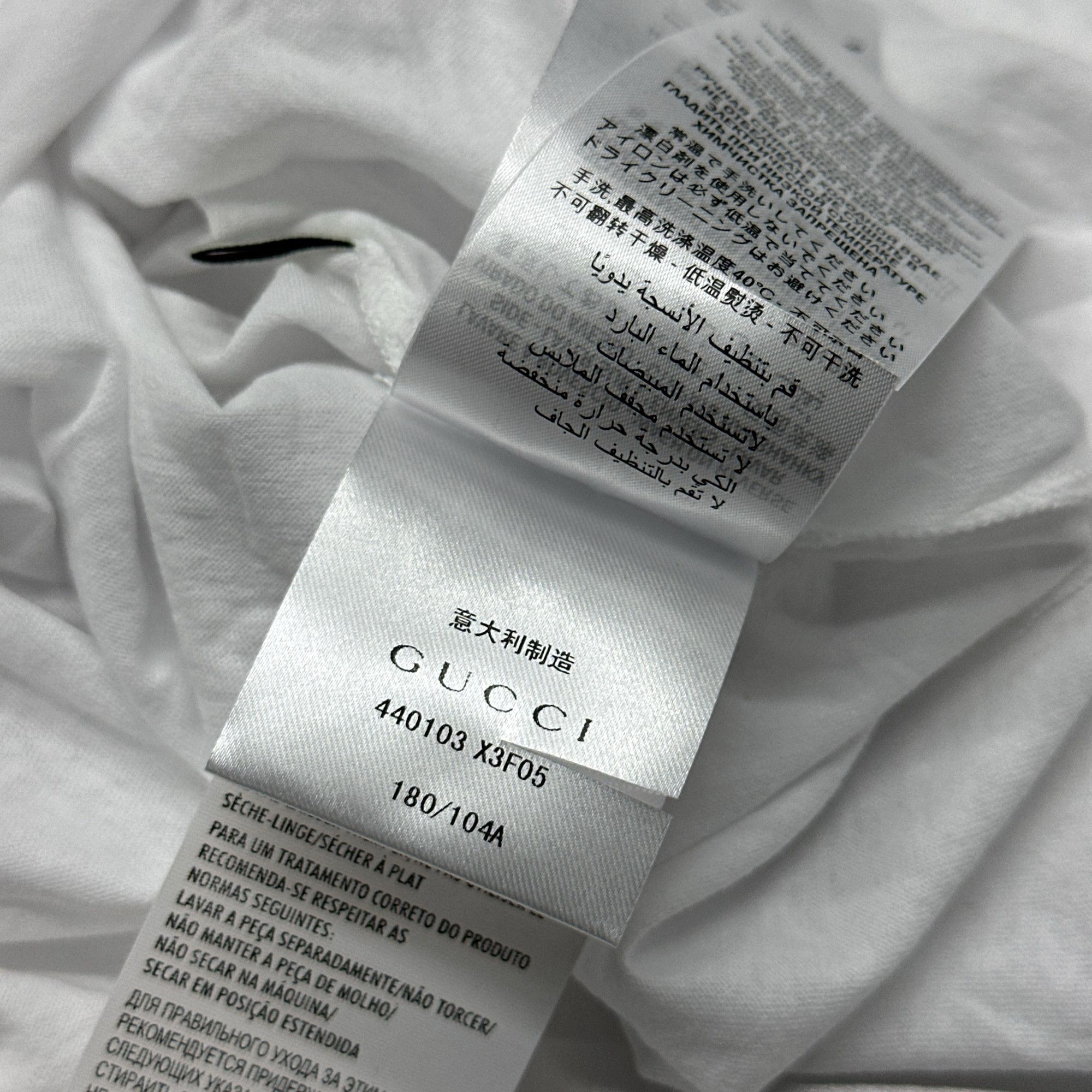 Gucci Gucci Logo Print Short Sleeve T-Shirt Size XL Size US XL / EU 56 / 4 - 3 Thumbnail