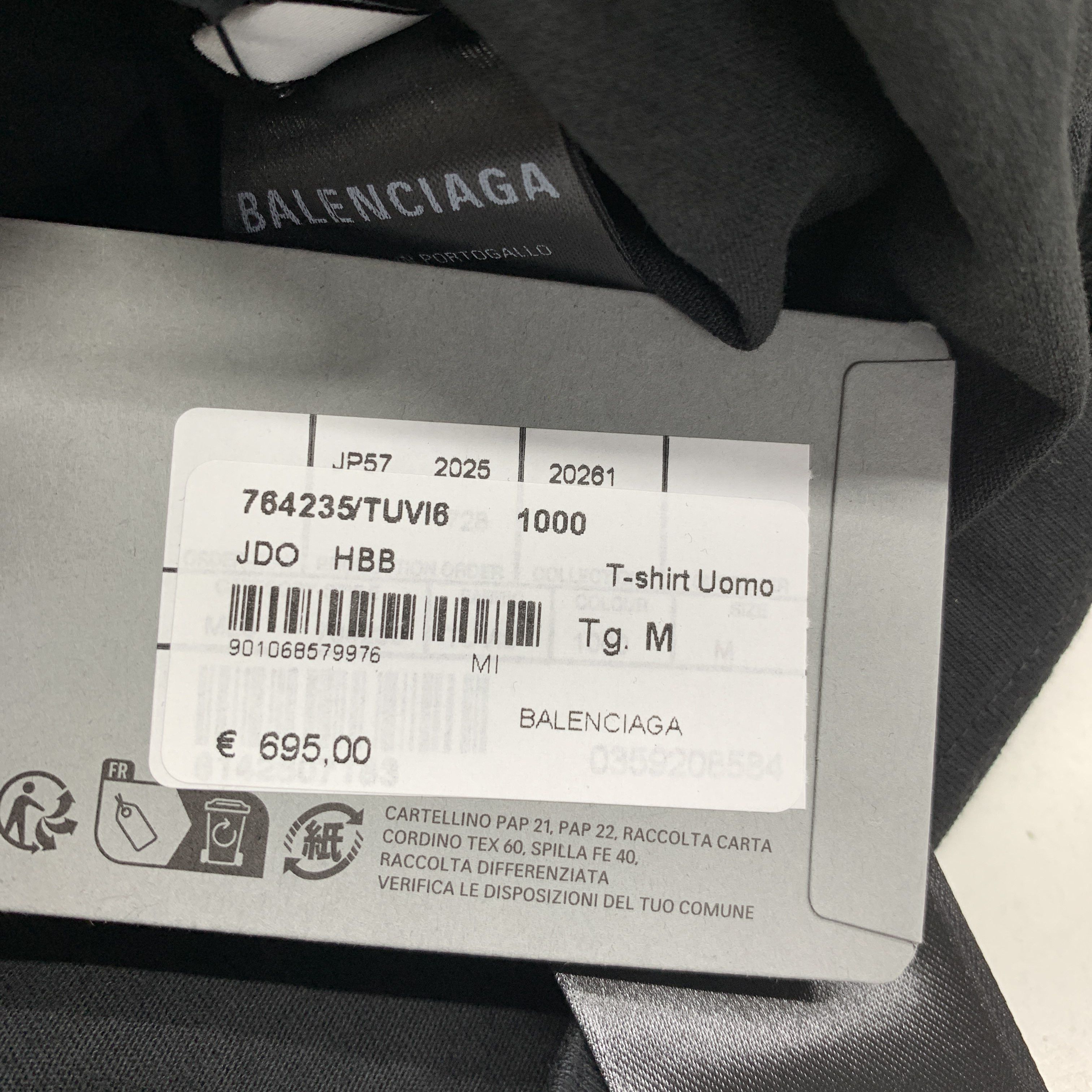 Balenciaga Balenciaga Spray Logo T-Shirt Size M Size US M / EU 48-50 / 2 - 4 Thumbnail