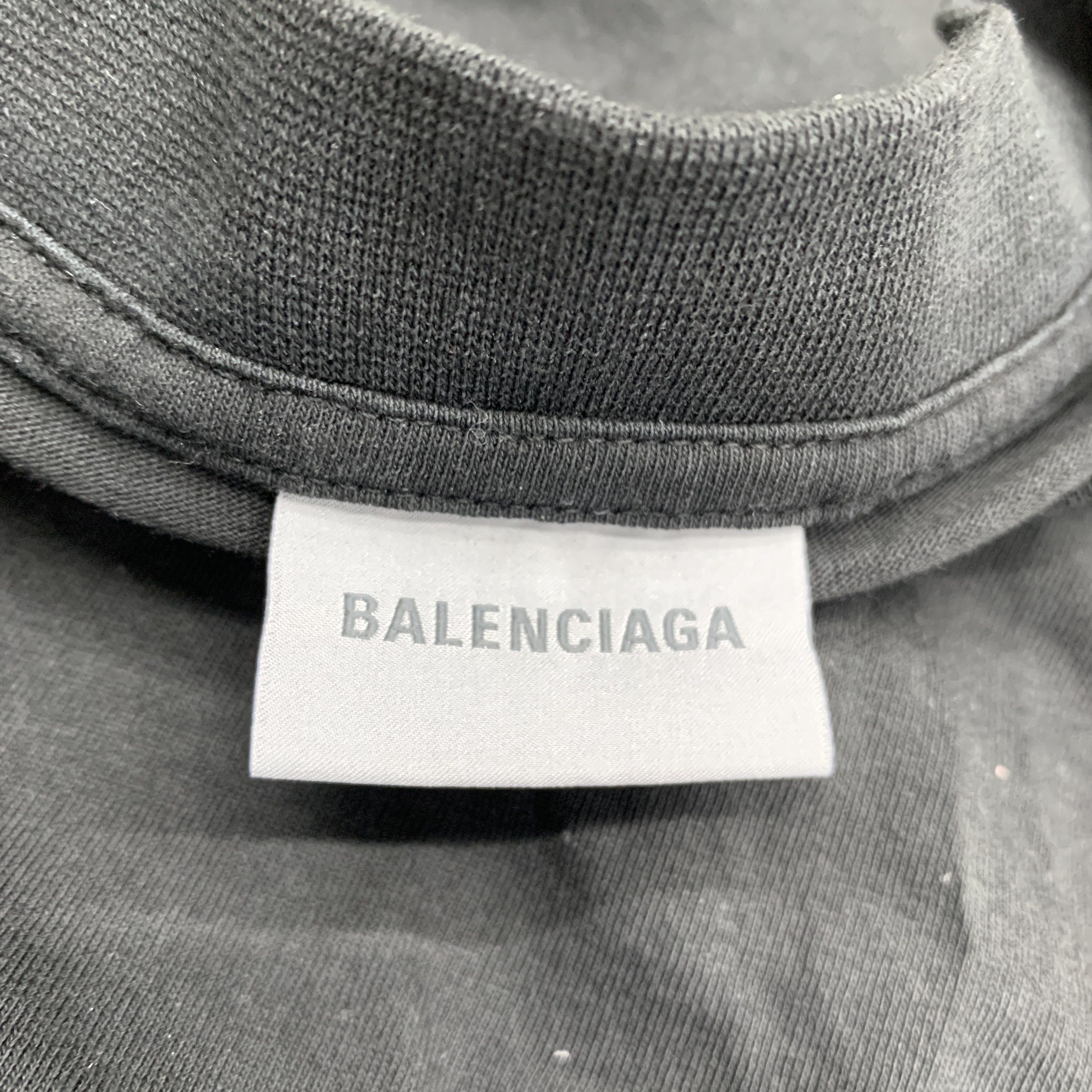 Balenciaga Balenciaga Spray Logo T-Shirt Size M Size US M / EU 48-50 / 2 - 2 Thumbnail