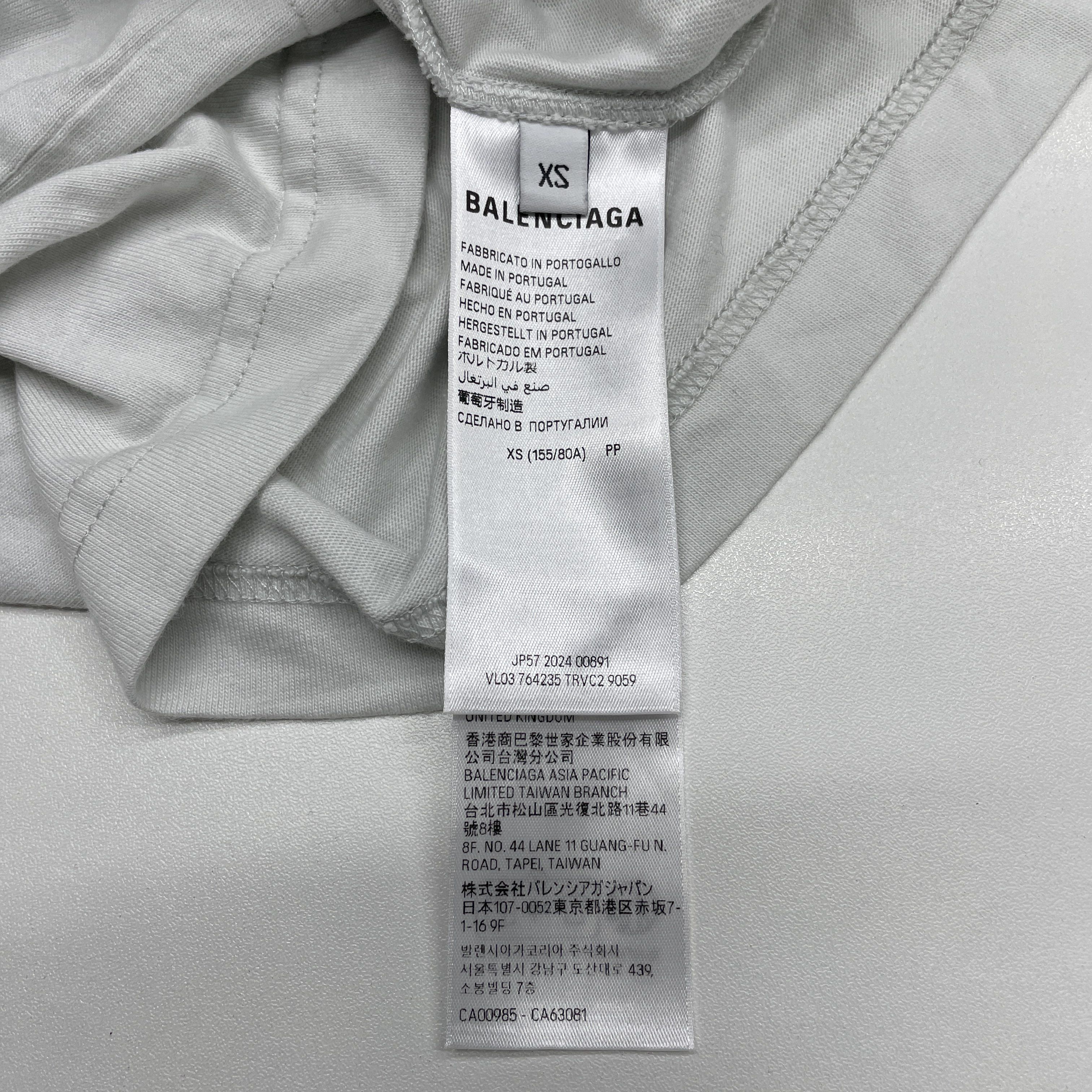 Balenciaga Balenciaga Logo Short Sleeve T-Shirt Size XS Size US XS / EU 42 / 0 - 3 Thumbnail