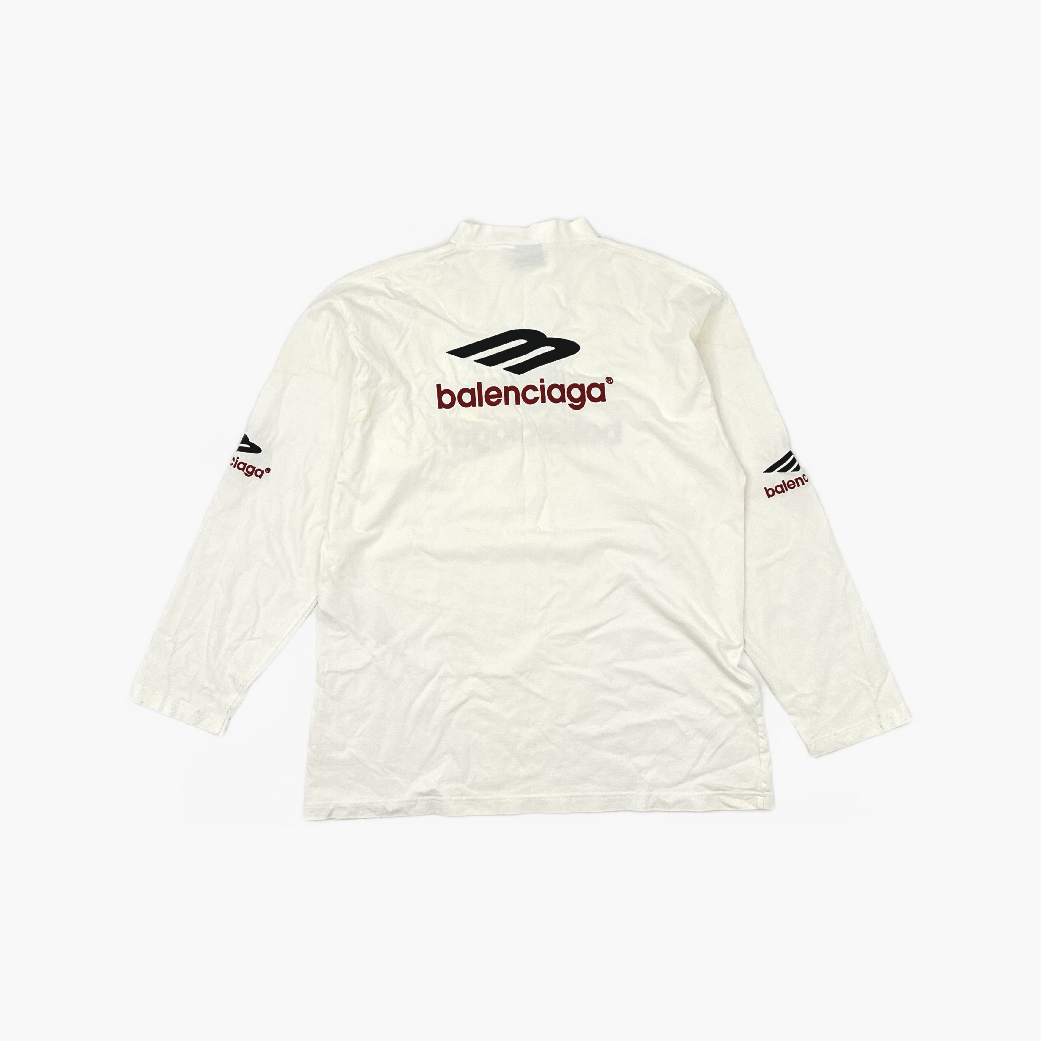 Balenciaga Balenciaga Logo Long Sleeve T-Shirt Size XS Size US XS / EU 42 / 0 - 2 Thumbnail