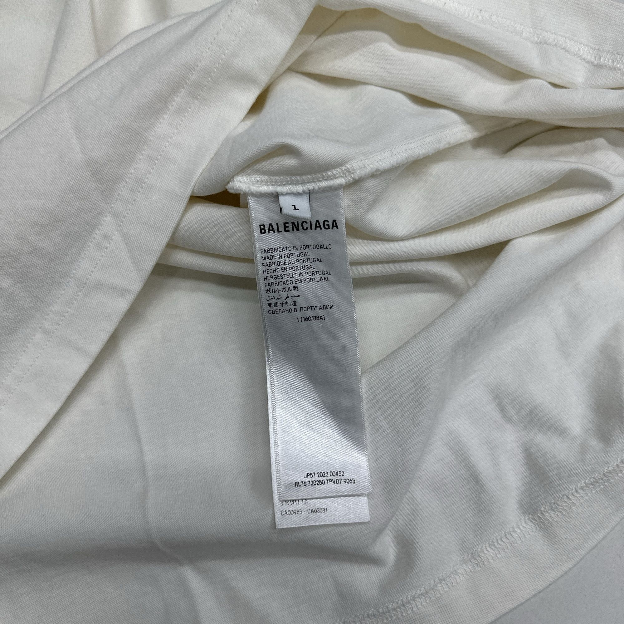 Balenciaga Balenciaga Logo Long Sleeve T-Shirt Size XS Size US XS / EU 42 / 0 - 4 Thumbnail