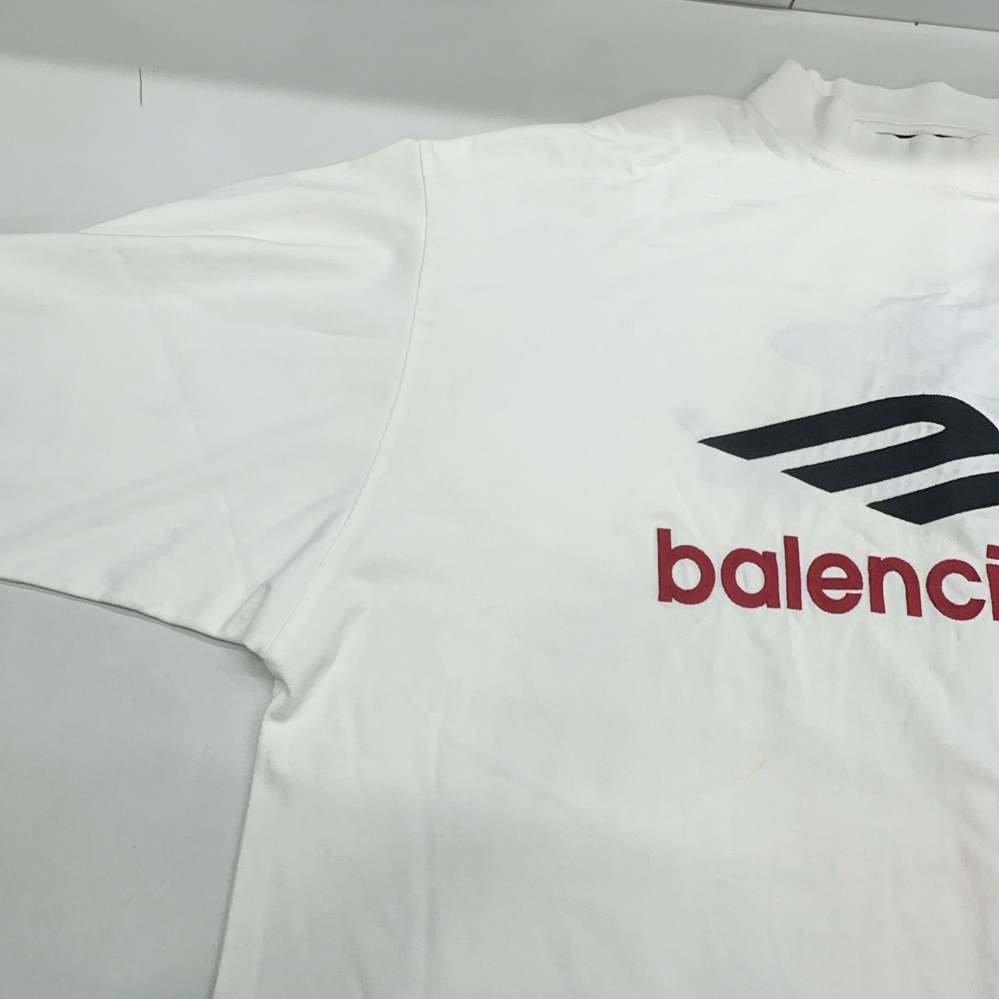 Balenciaga Balenciaga Logo Long Sleeve T-Shirt Size XS Size US XS / EU 42 / 0 - 7 Thumbnail