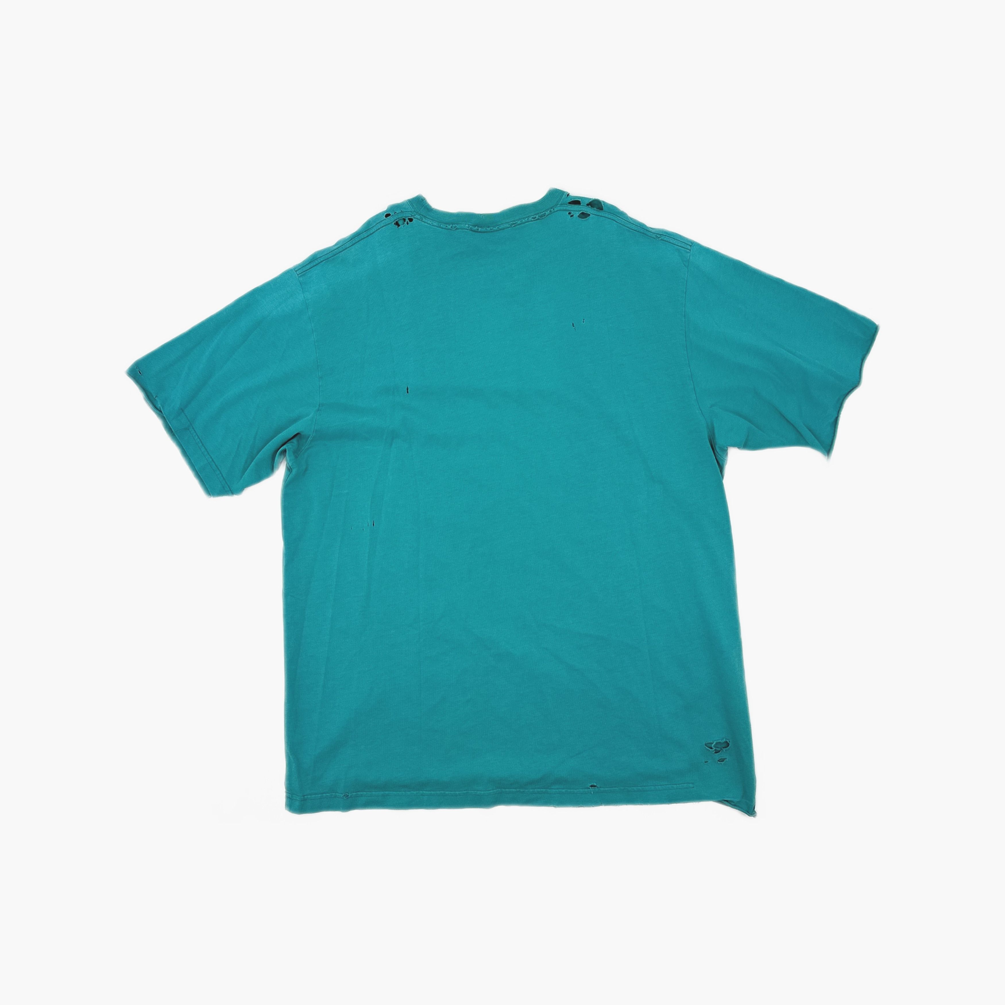 Balenciaga Balenciaga Logo Distressed T-Shirt Size XS Size US XS / EU 42 / 0 - 2 Thumbnail