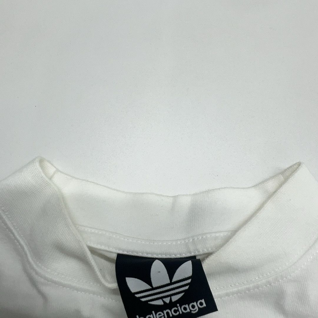 Adidas × Balenciaga Balenciaga x Adidas Logo T-Shirt White Size 1 Size US S / EU 44-46 / 1 - 5 Thumbnail