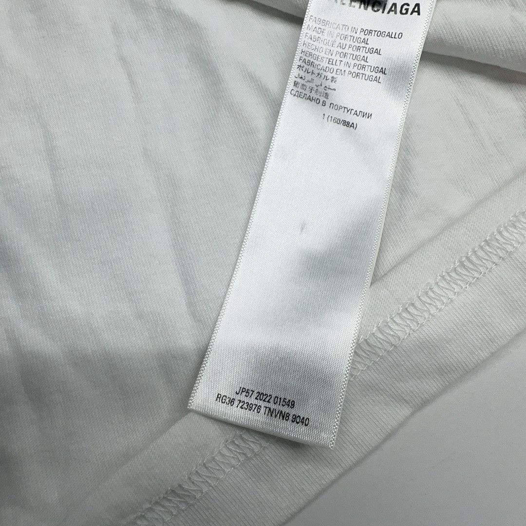 Adidas × Balenciaga Balenciaga x Adidas Logo T-Shirt White Size 1 Size US S / EU 44-46 / 1 - 4 Thumbnail